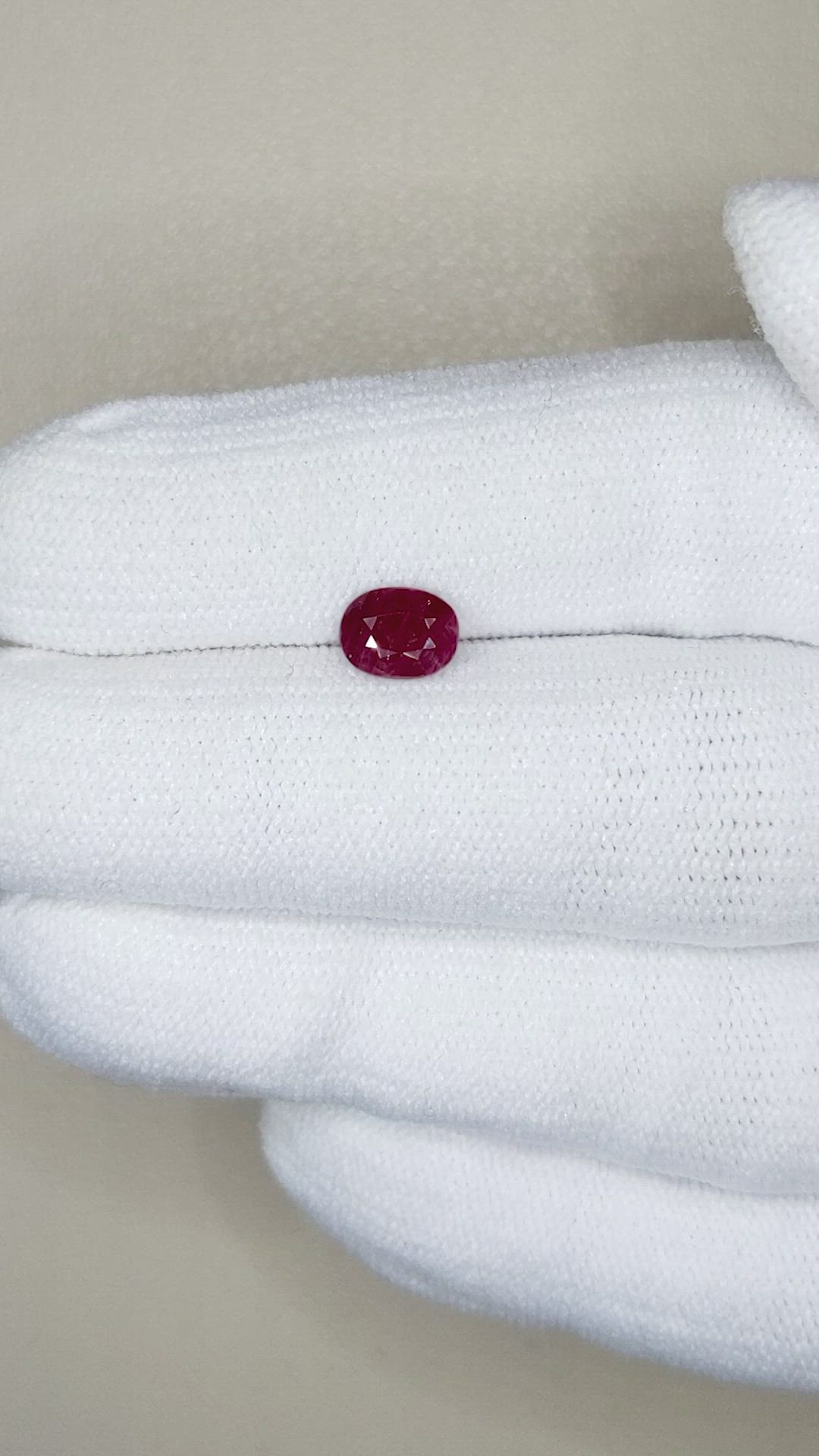0.80 Ct. Ruby from Madagascar Size Video