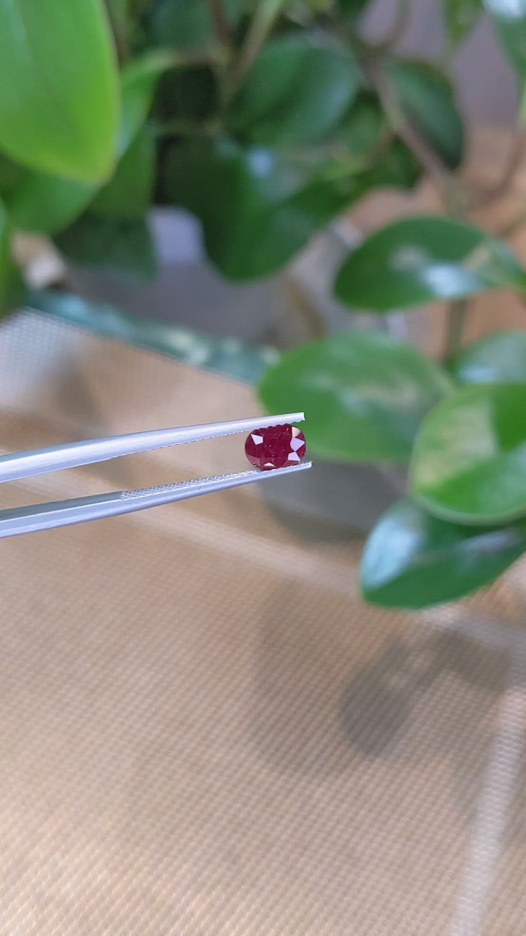 0.80 Ct. Ruby from Madagascar Size Video