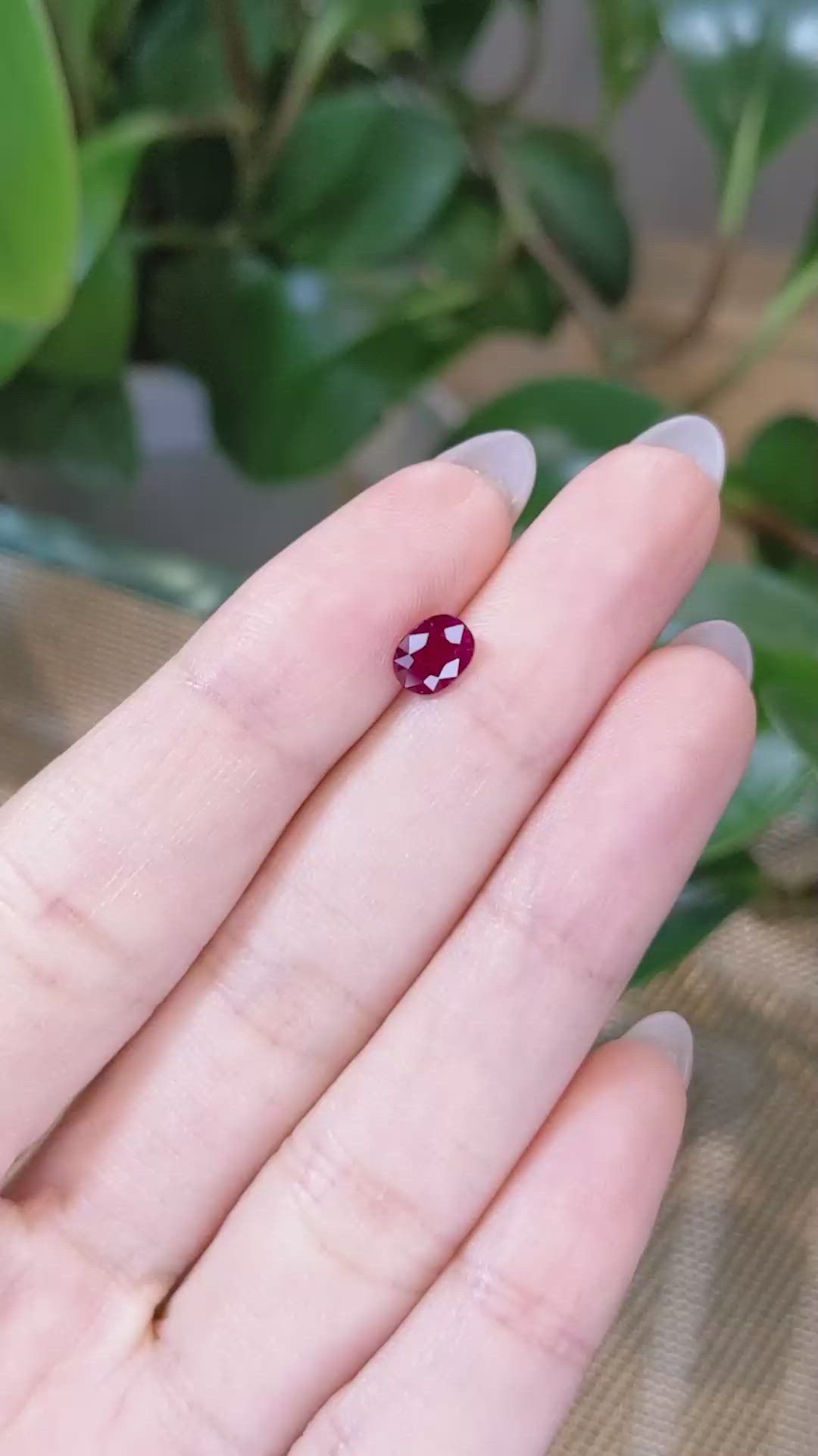 0.80 Ct. Ruby from Madagascar Size Video