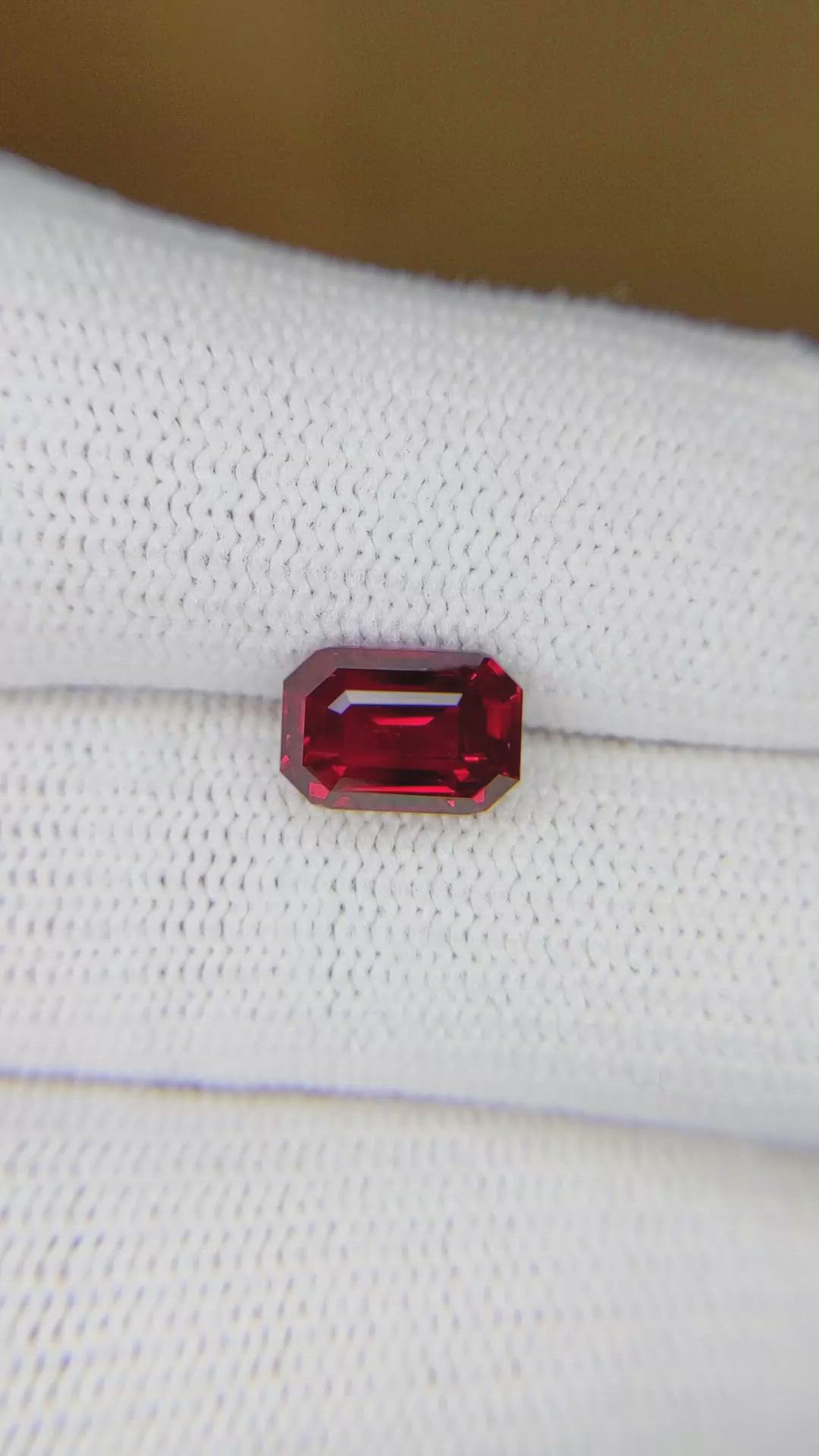2.52 Ct. Ruby from Mozambique Size Video