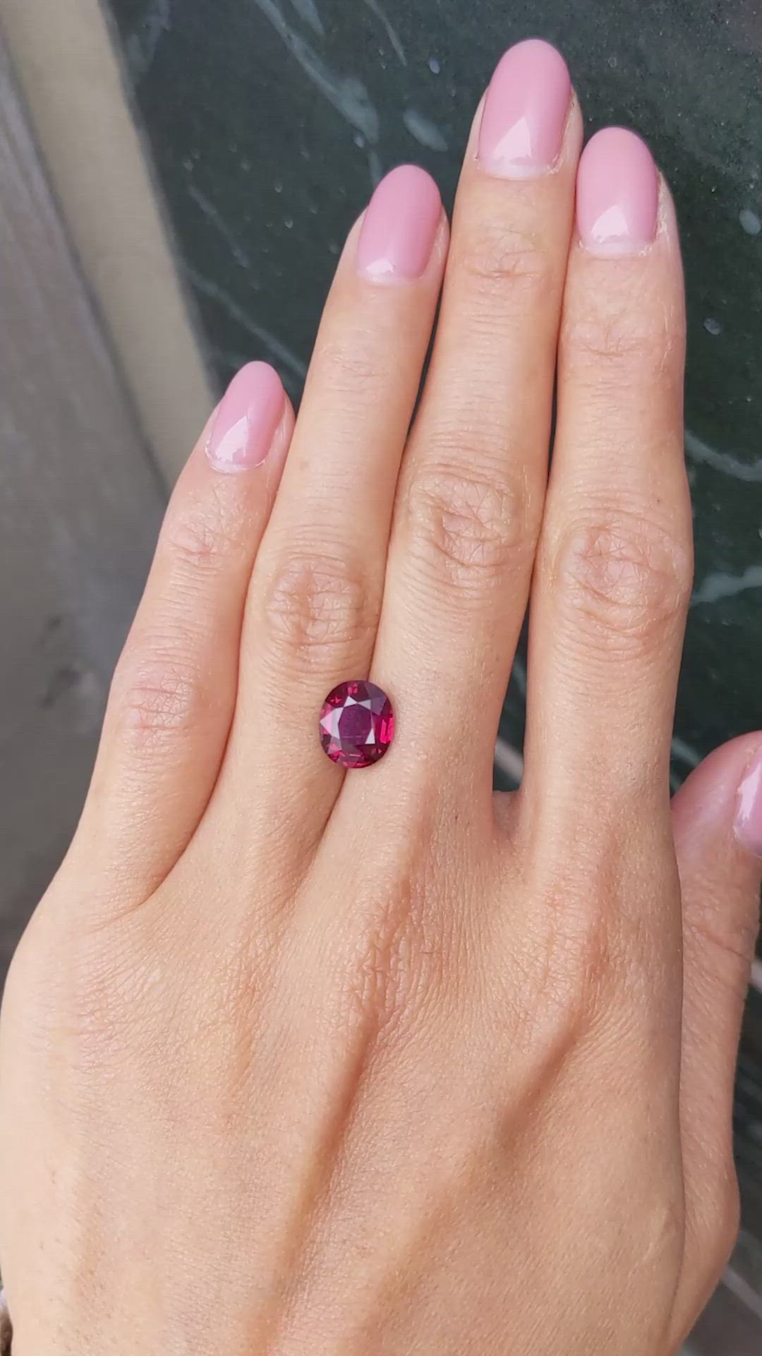 3.05 Ct. Ruby from Mozambique Size Video