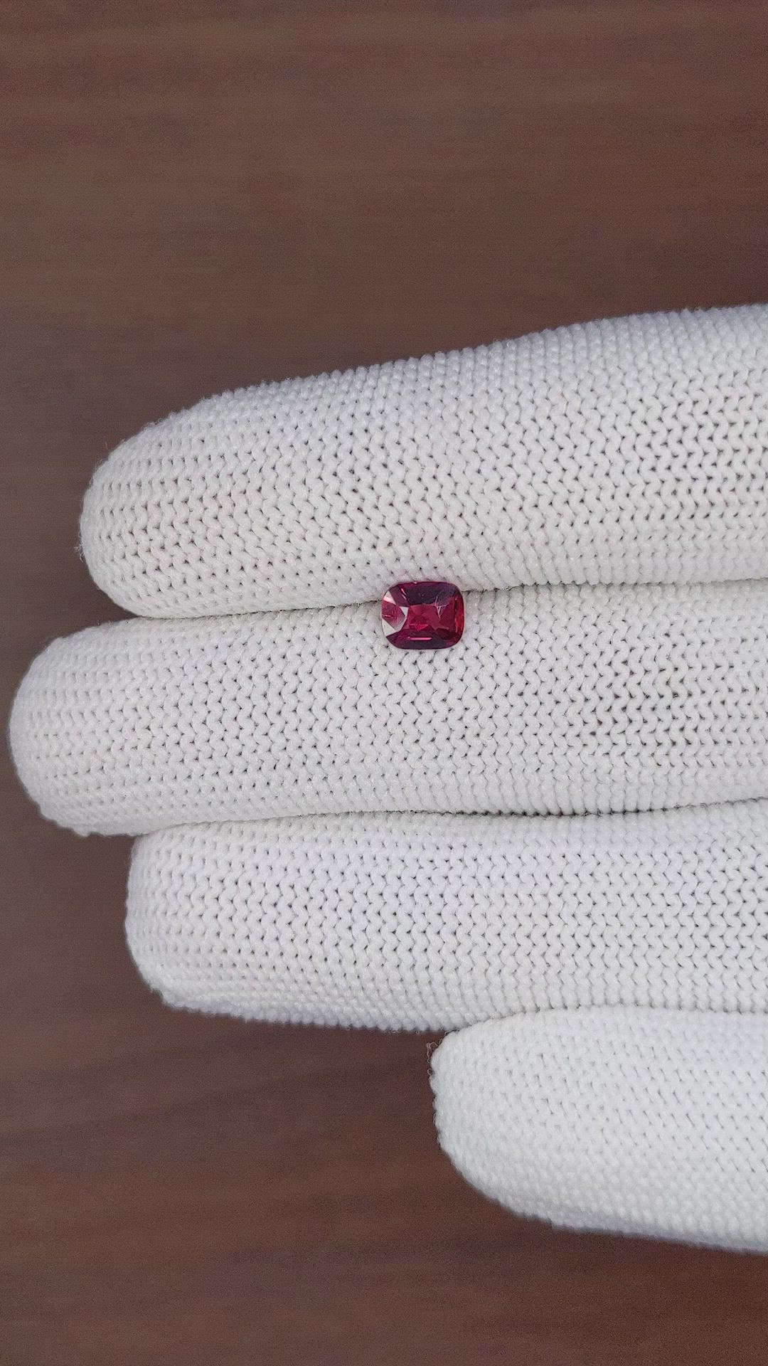 0.73 Ct. Ruby from Tanzania Size Video