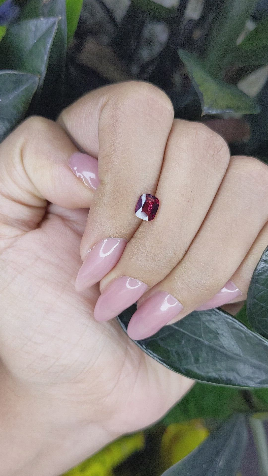 0.73 Ct. Ruby from Tanzania Size Video