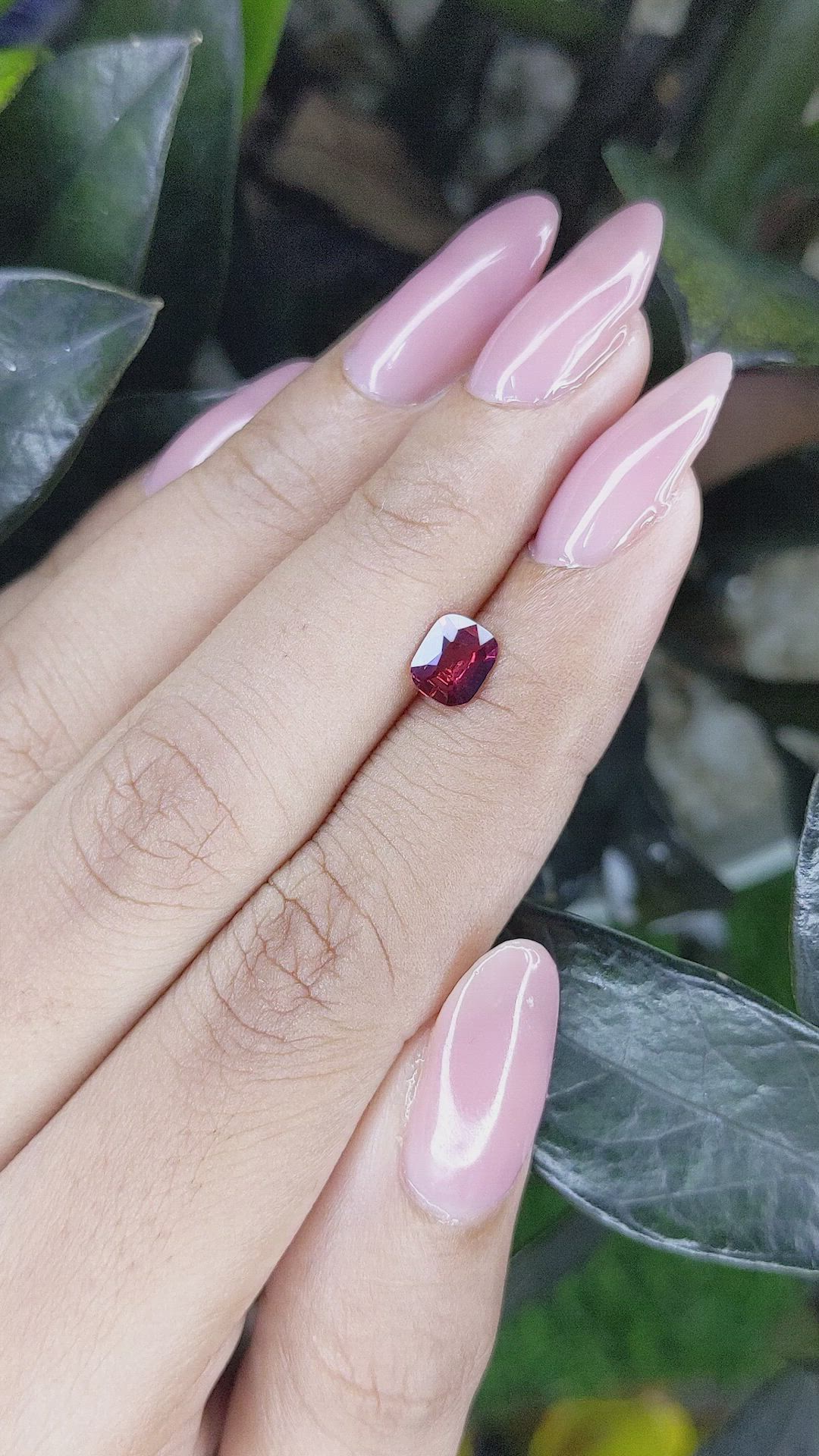 0.73 Ct. Ruby from Tanzania Size Video