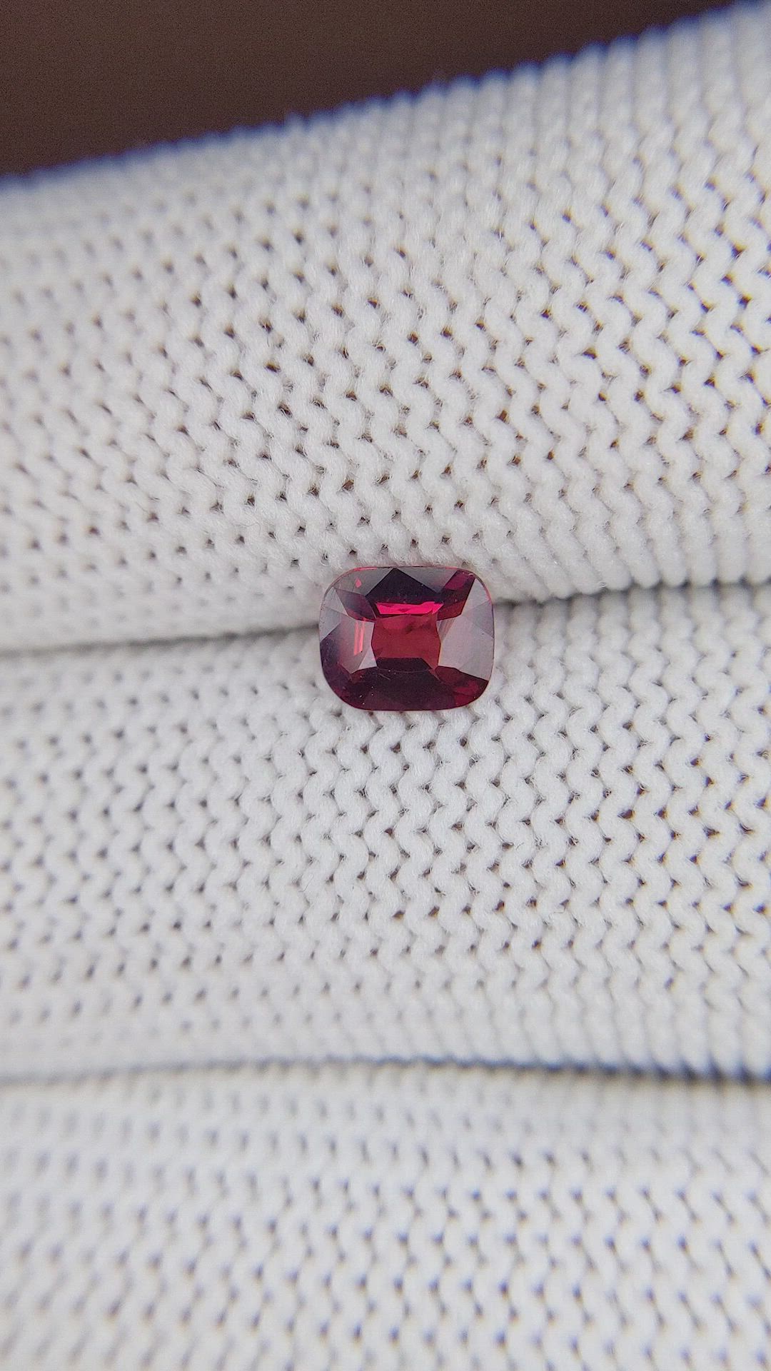 0.73 Ct. Ruby from Tanzania Size Video