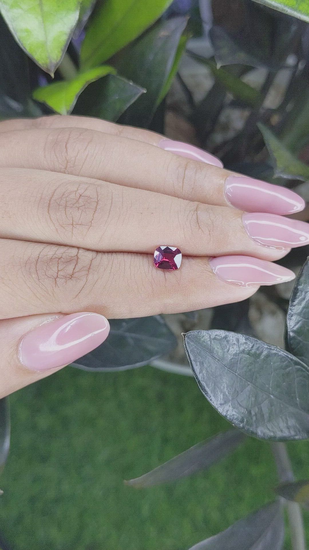 0.73 Ct. Ruby from Tanzania Size Video