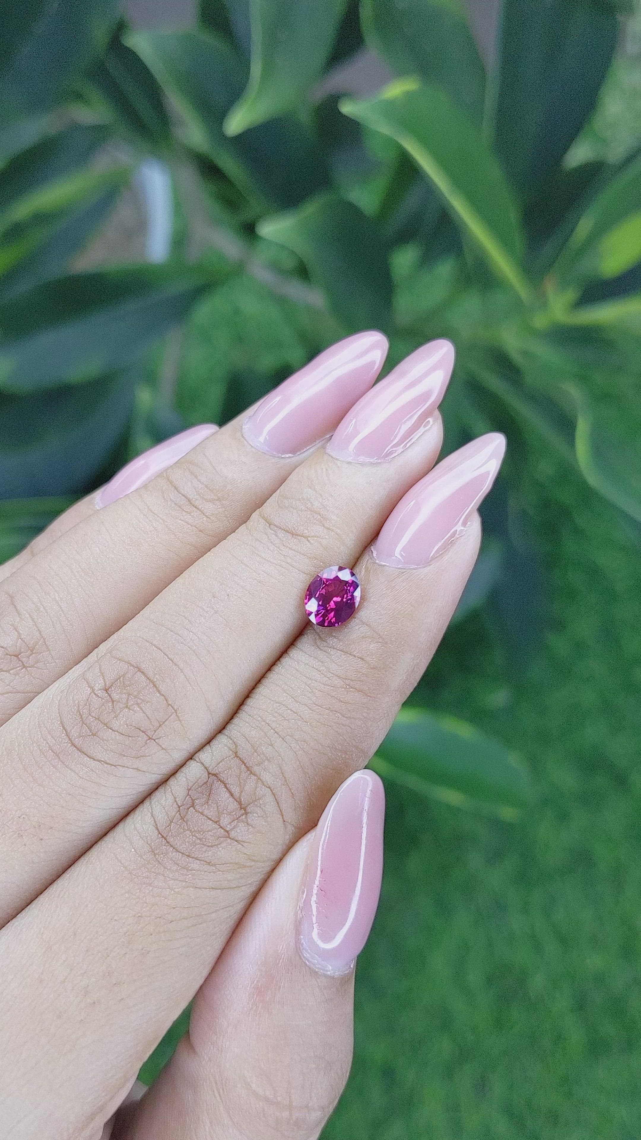 1.03 Ct. Ruby from Mozambique Size Video