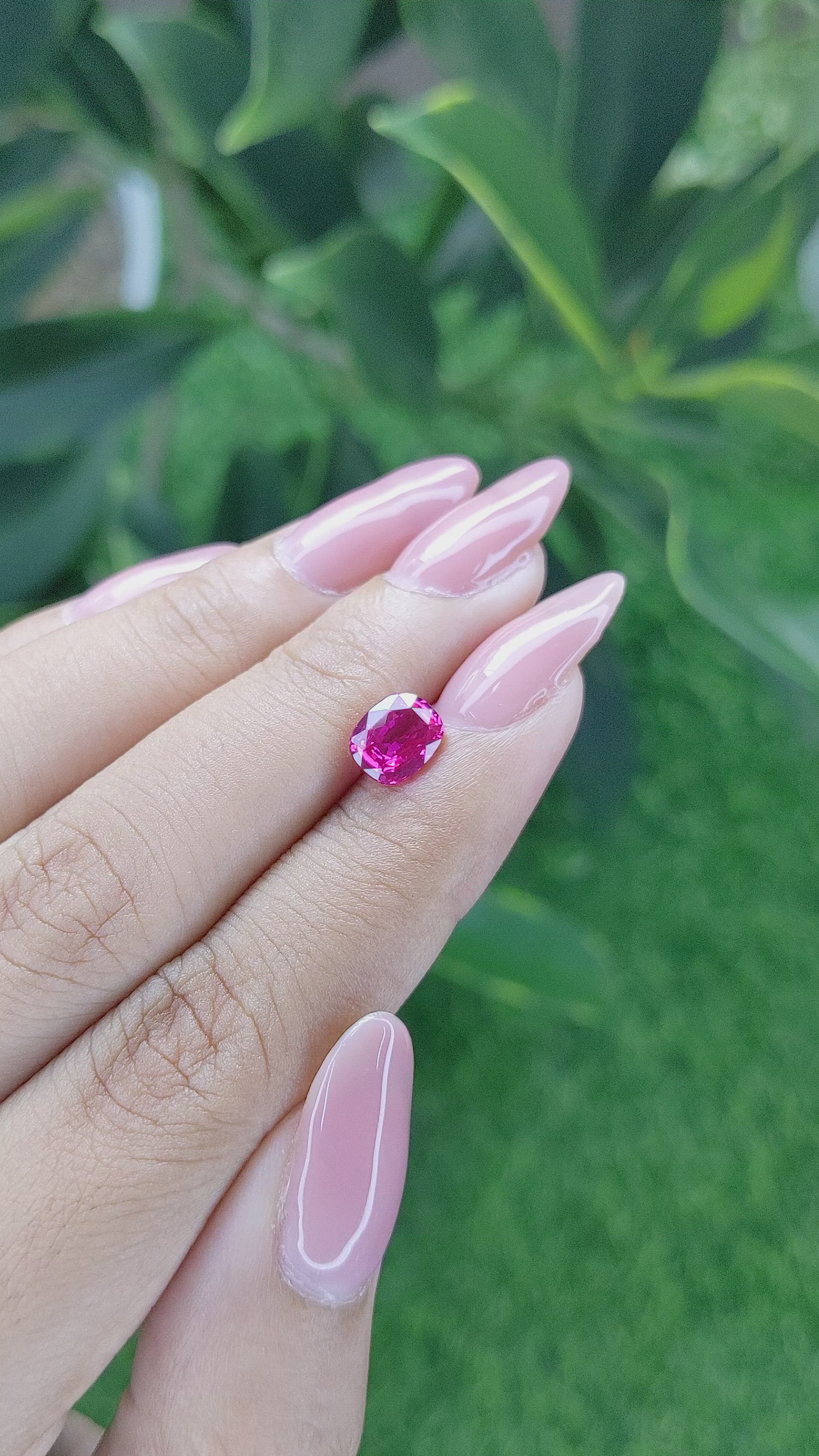 1.55 Ct. Ruby from Mozambique Size Video