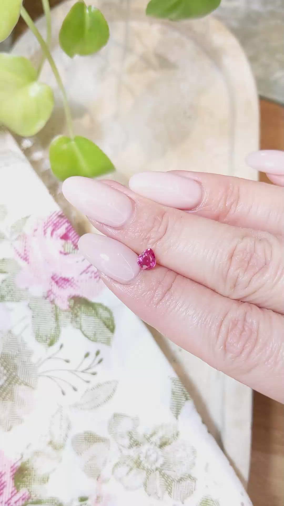 0.74 Ct. Ruby from Mozambique Size Video