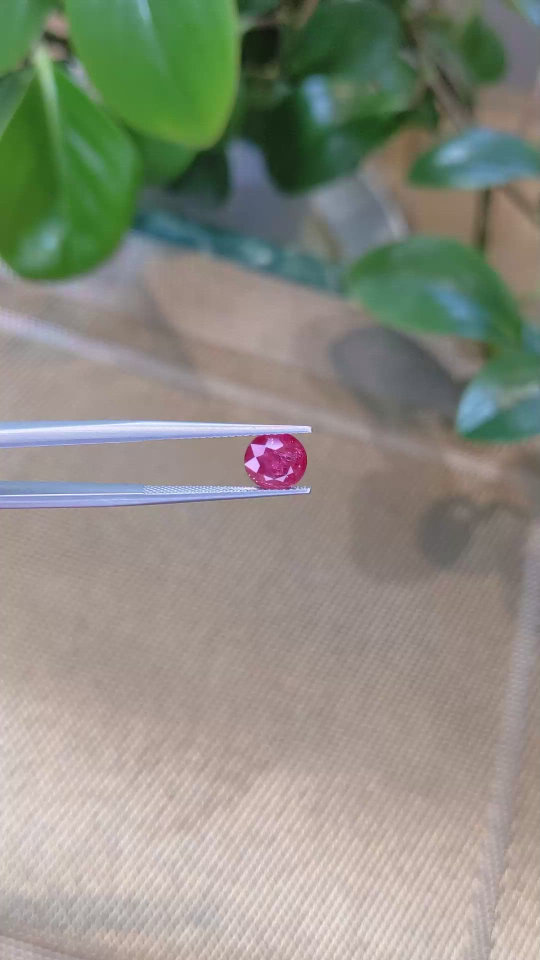 2.13 Ct. Ruby from Mozambique Size Video