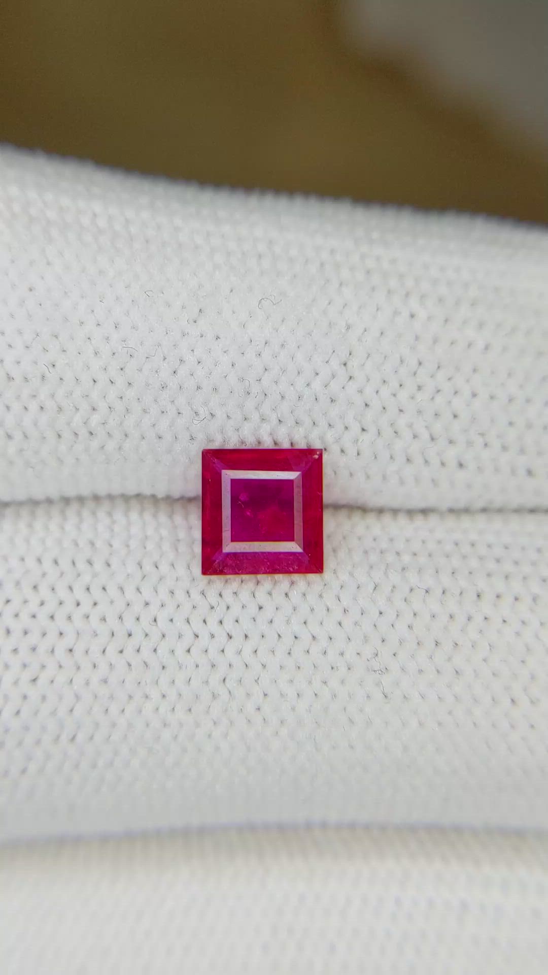 1.22 Ct. Ruby from Mozambique Size Video