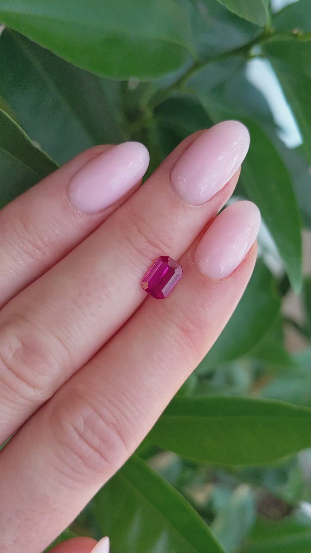 1.00 Ct. Ruby from Mozambique Size Video