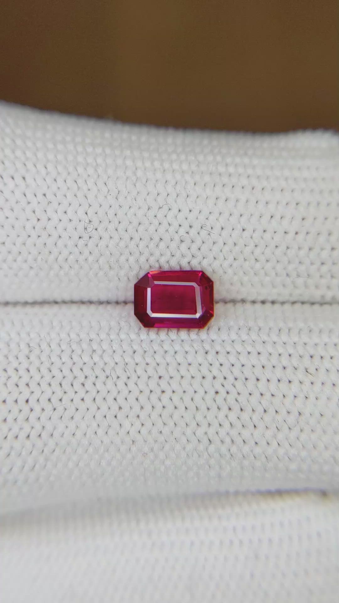 0.99 Ct. Ruby from Mozambique Size Video