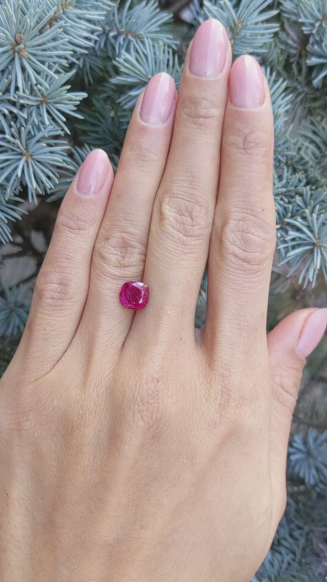 2.65 Ct. Ruby from Burma (Myanmar) Size Video