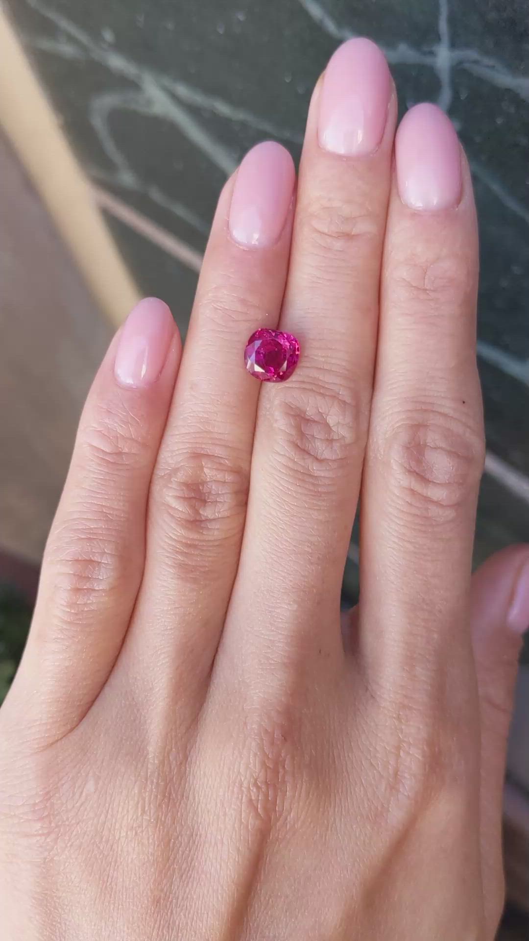 2.65 Ct. Ruby from Burma (Myanmar) Size Video