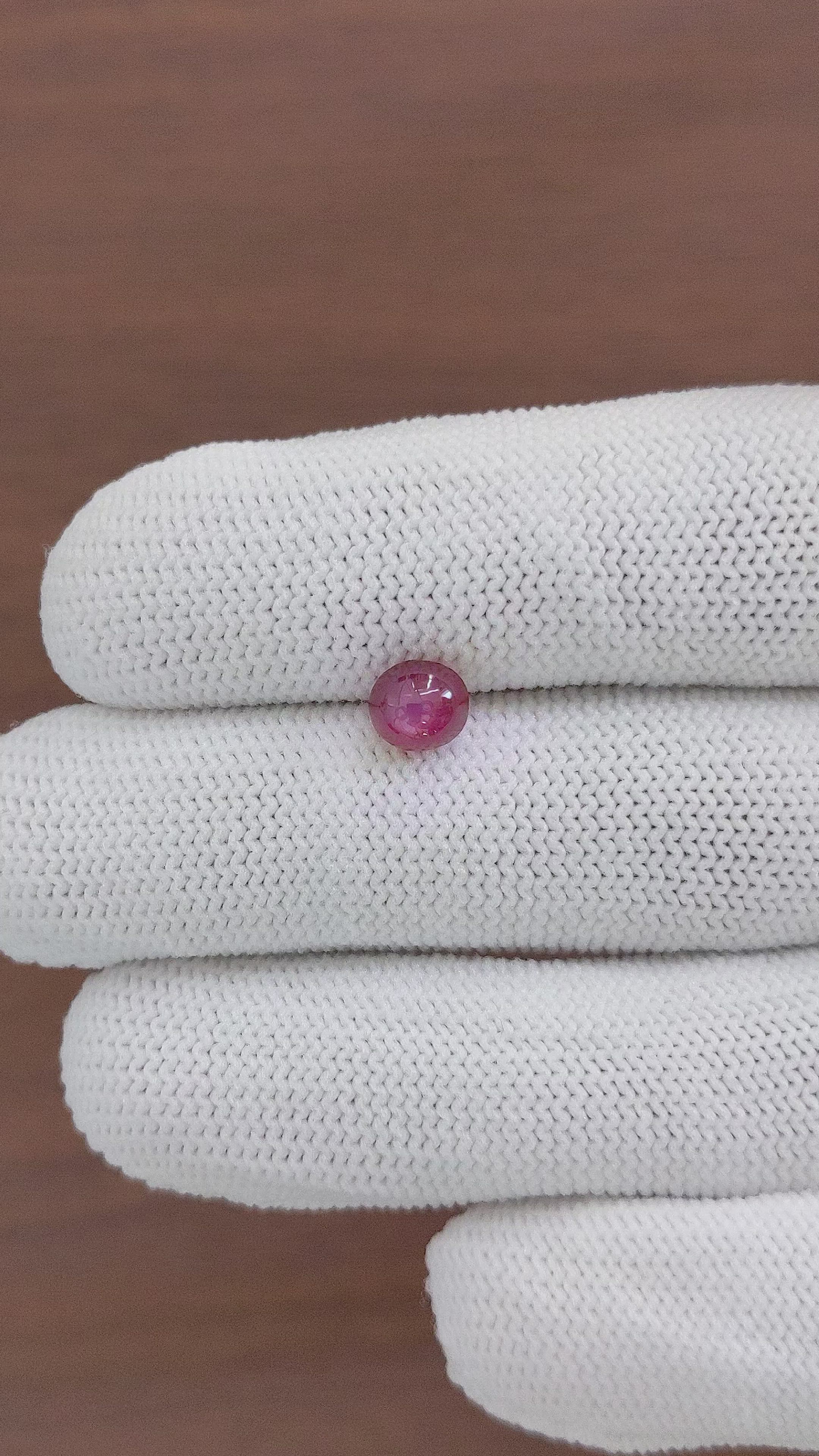 1.80 Ct. Star Ruby from Tanzania Size Video