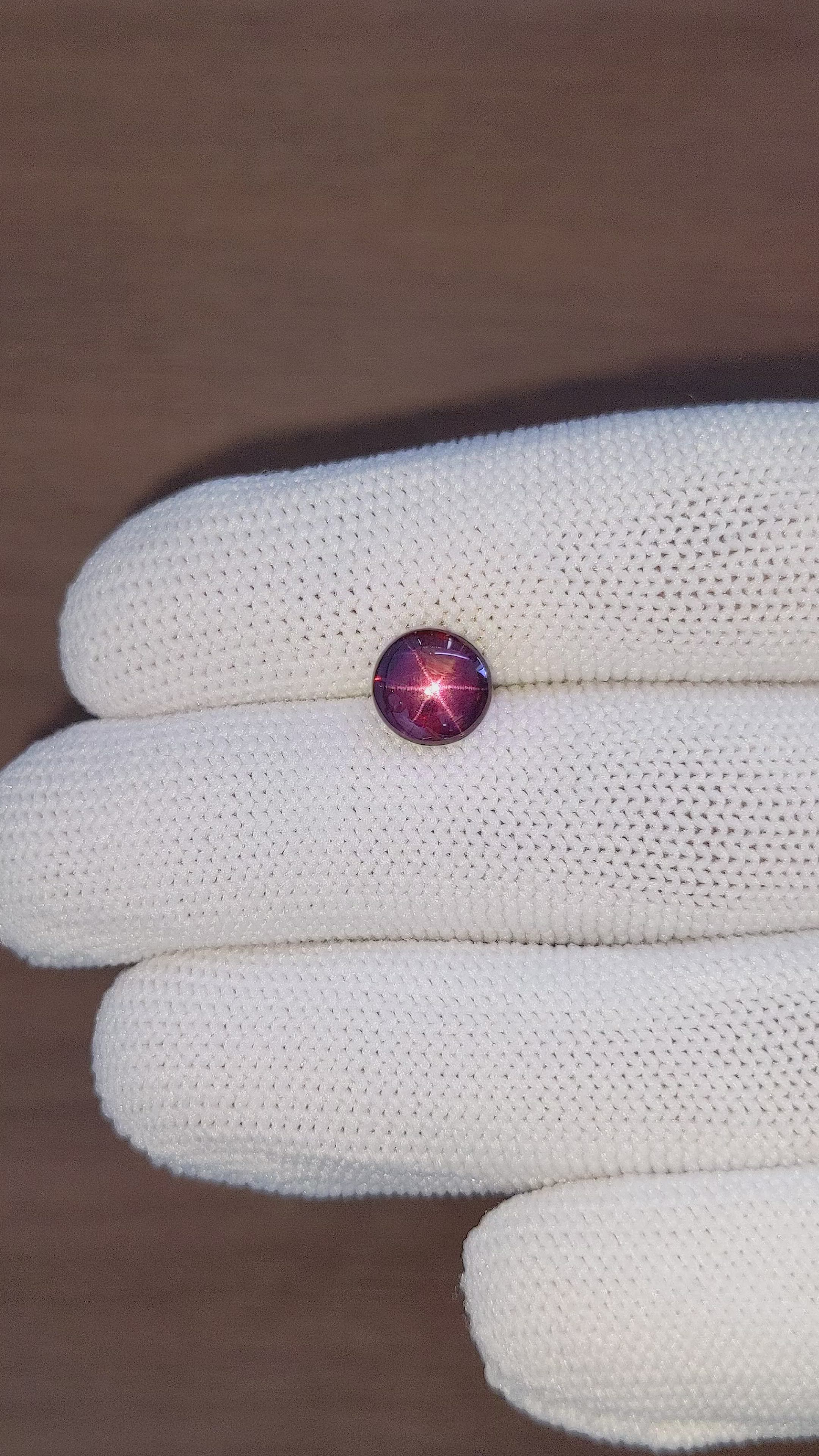 2.87 Ct. Star Ruby from Tanzania Size Video