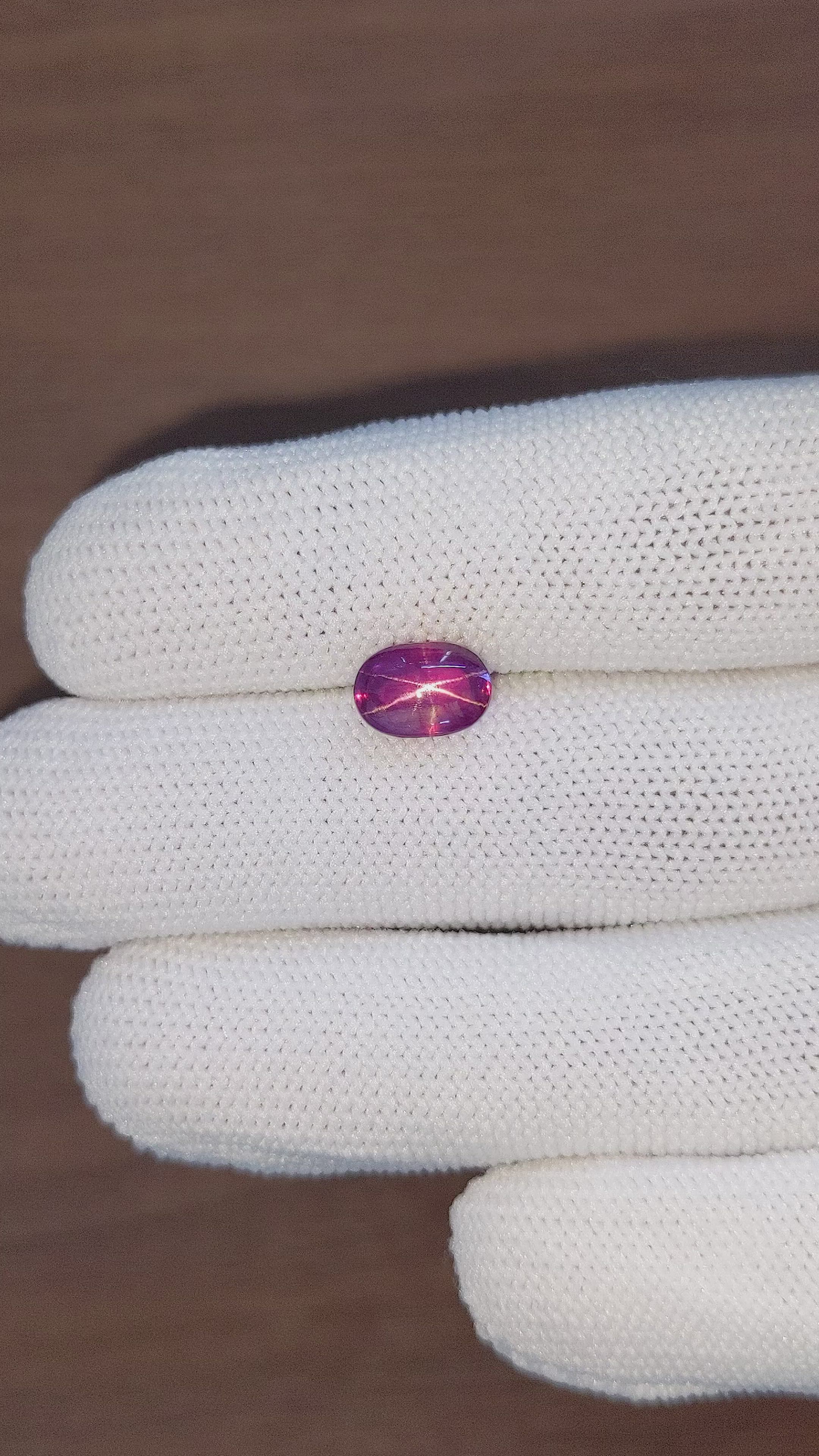 3.49 Ct. Star Ruby from Tanzania Size Video