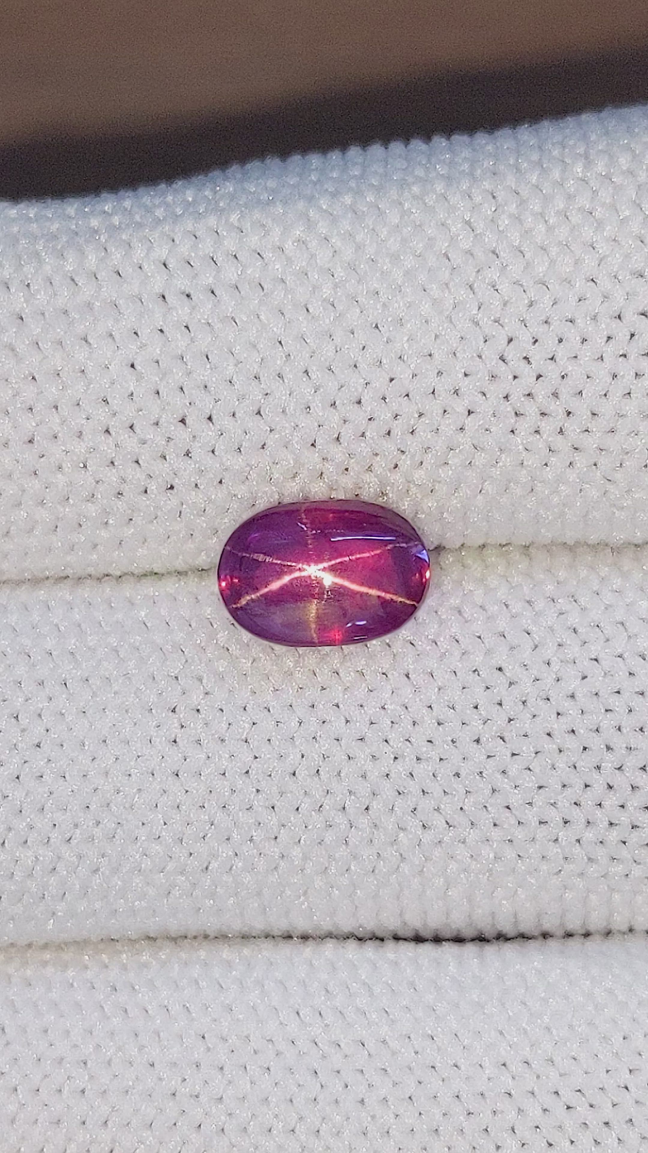3.49 Ct. Star Ruby from Tanzania Size Video