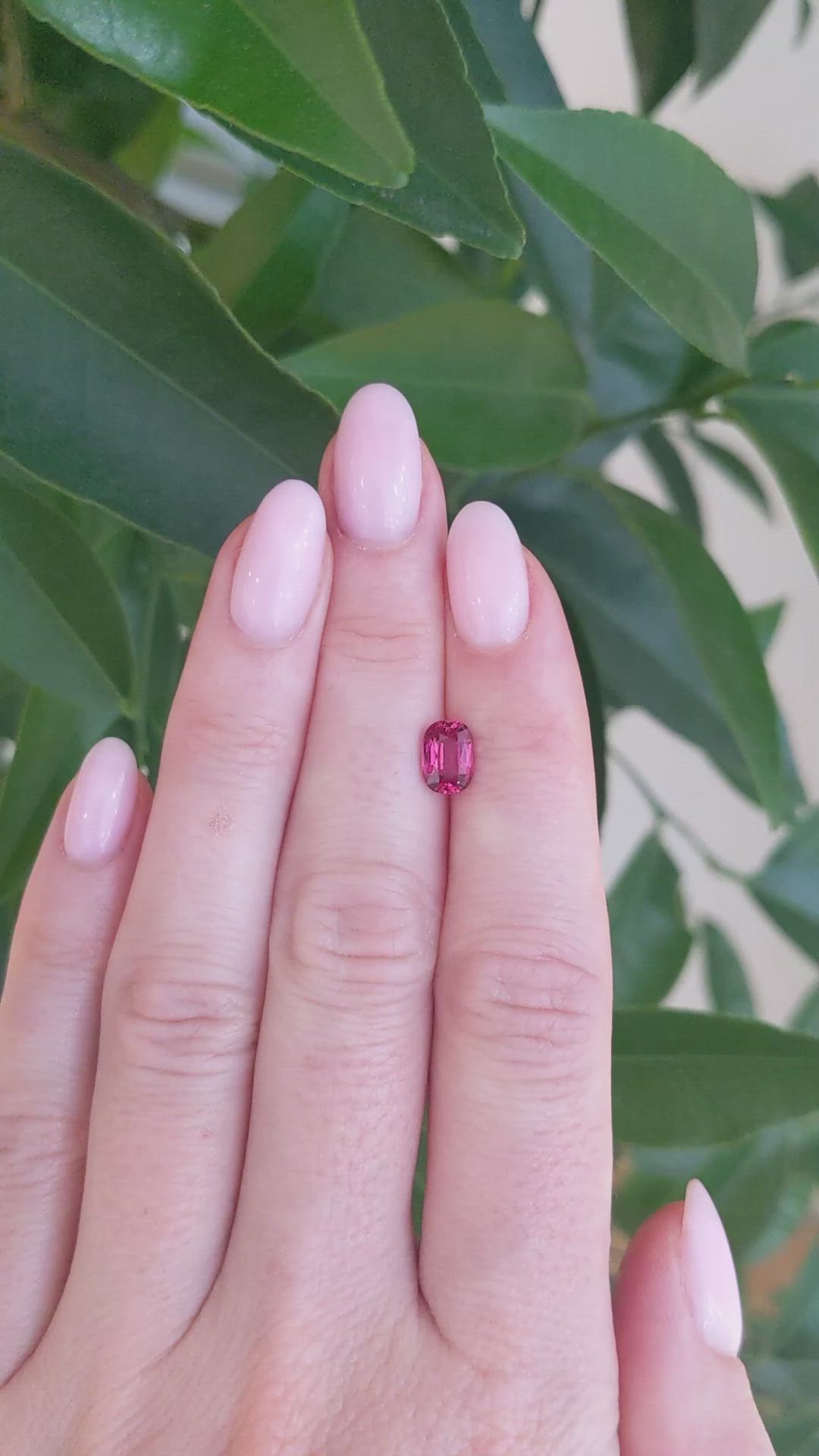 1.38 Ct. Ruby from Mozambique Size Video