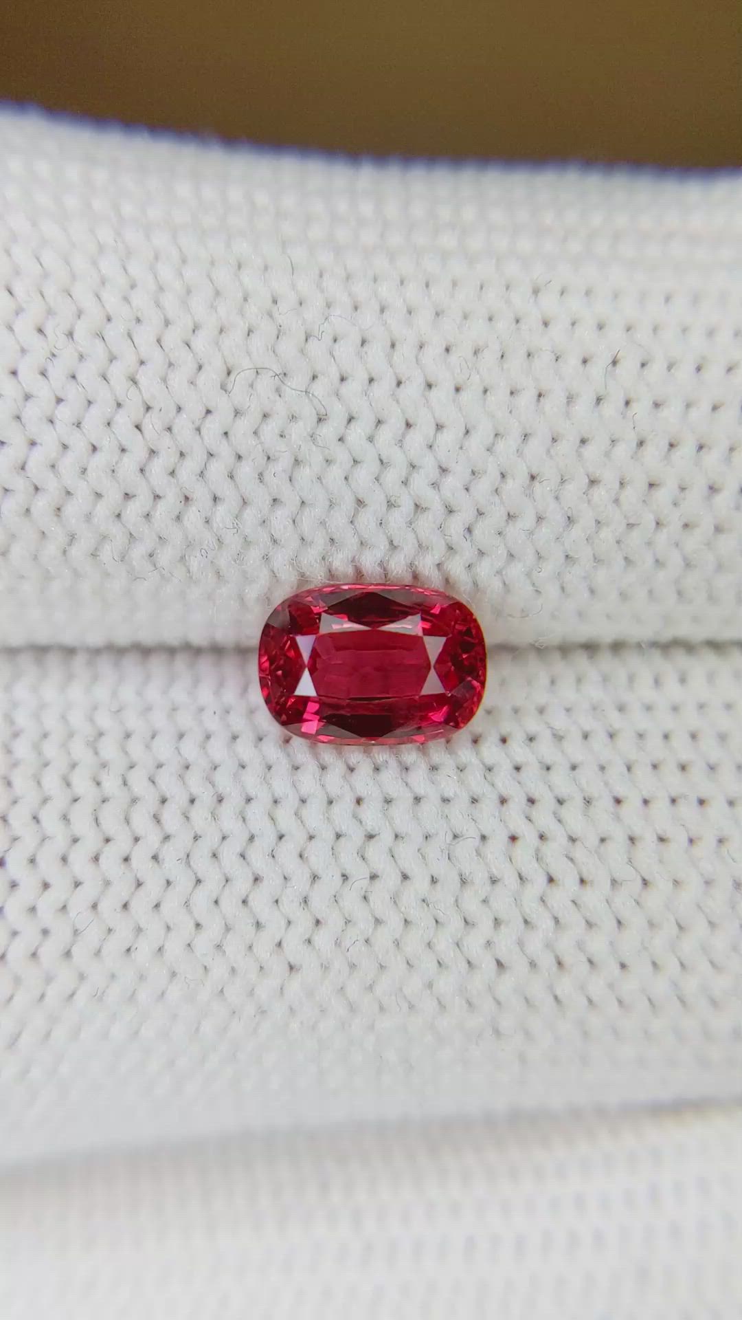 1.38 Ct. Ruby from Mozambique Size Video