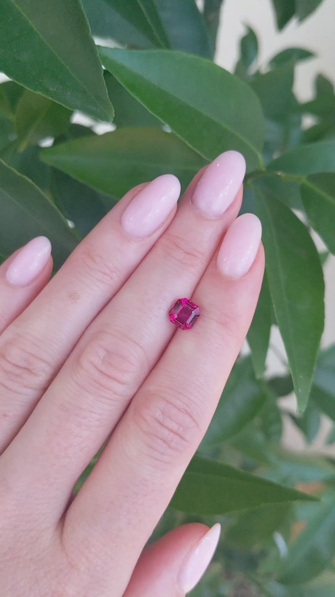 1.47 Ct. Ruby from Mozambique Size Video