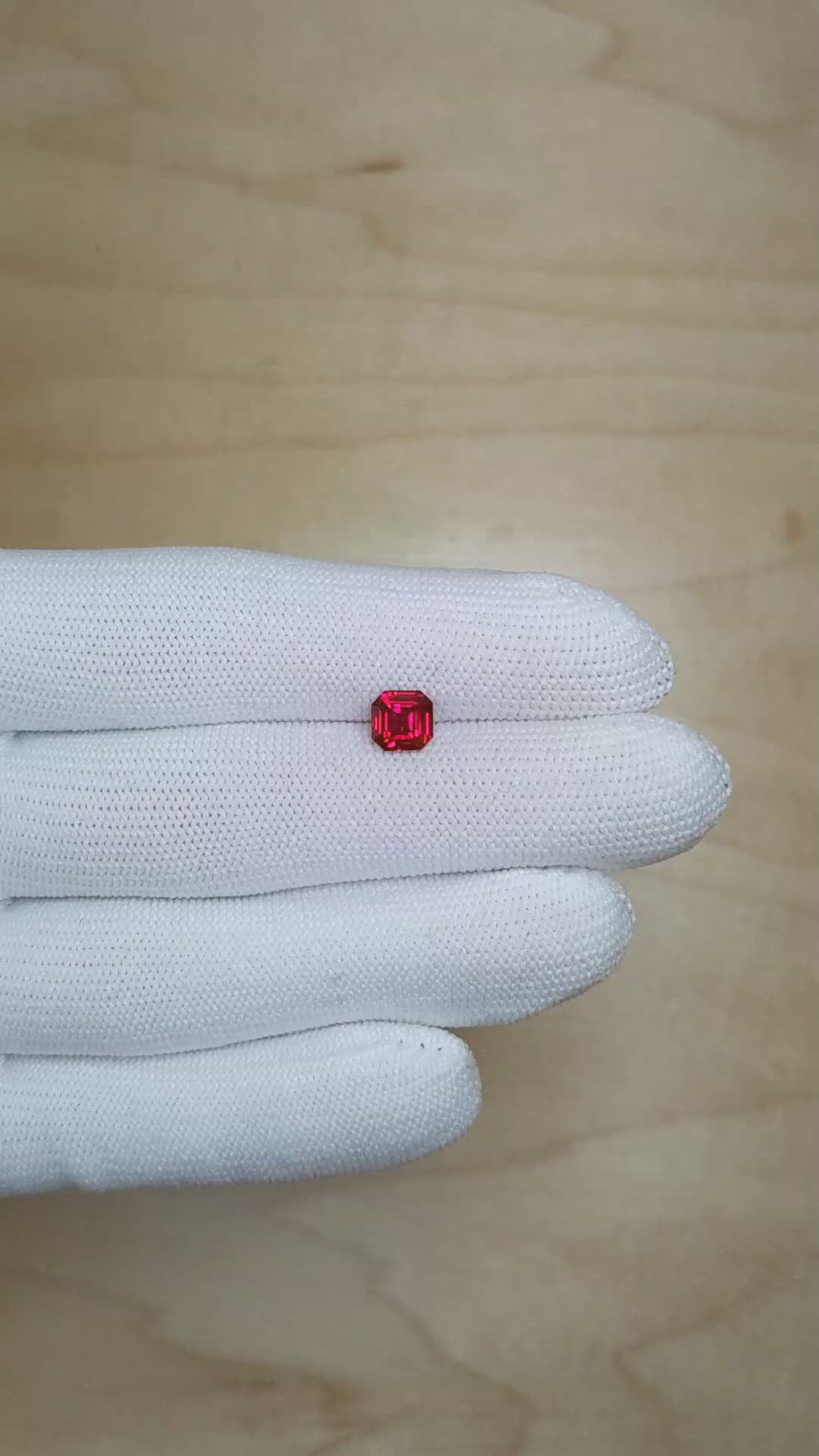 1.47 Ct. Ruby from Mozambique Size Video