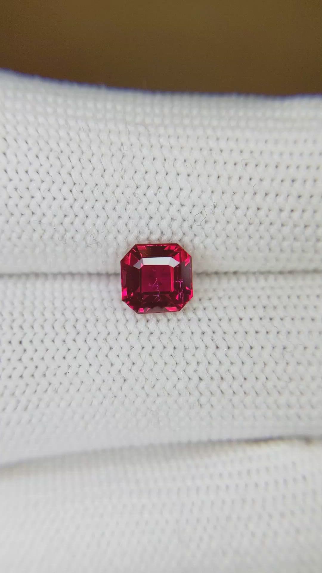 1.47 Ct. Ruby from Mozambique Size Video