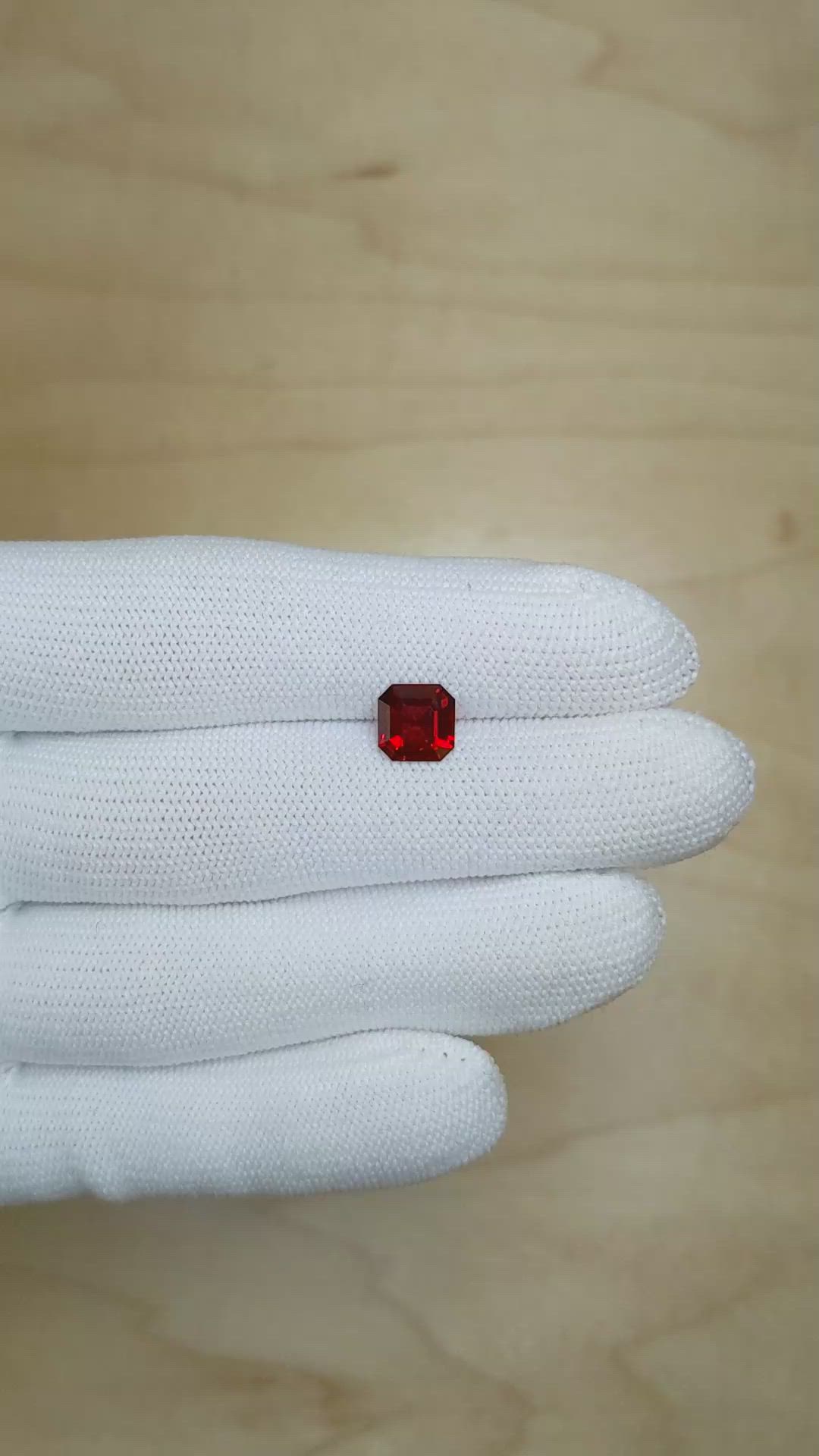 2.01 Ct. Ruby from Mozambique Size Video
