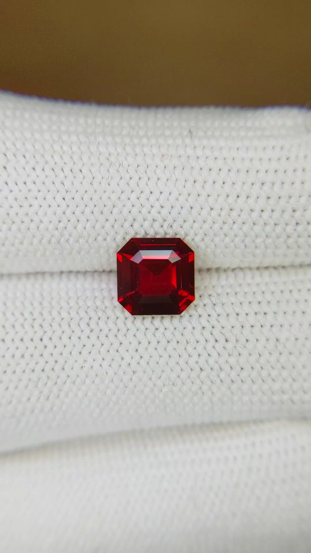 2.01 Ct. Ruby from Mozambique Size Video