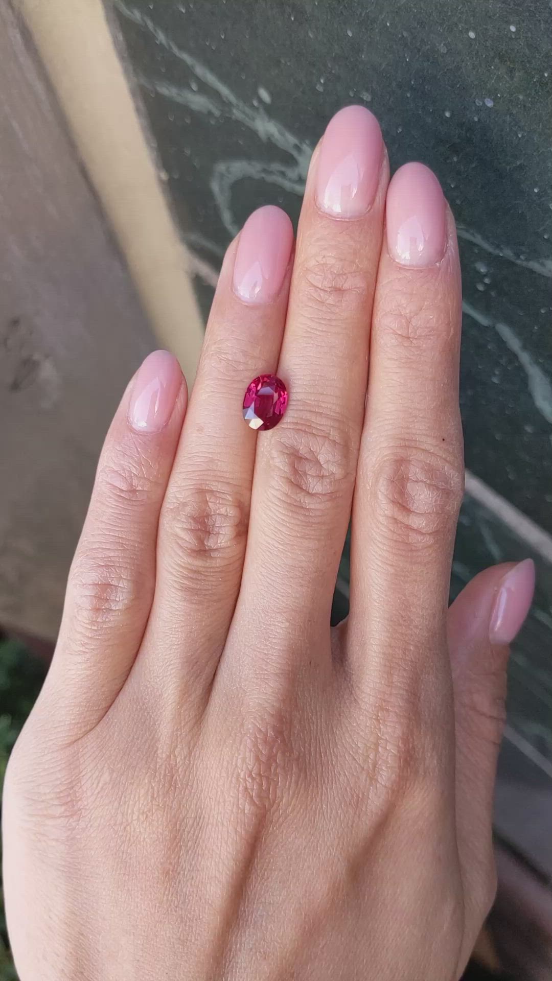 2.30 Ct. Ruby from Mozambique Size Video