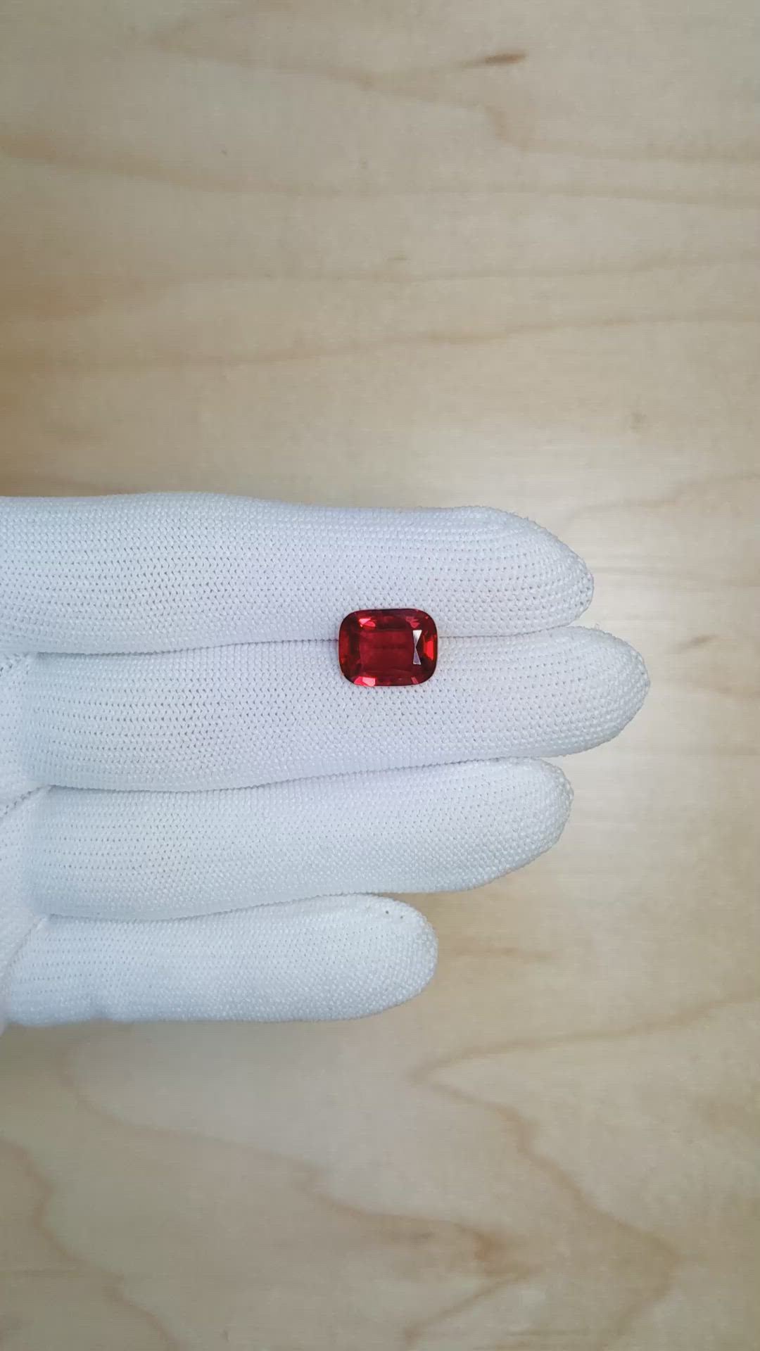 5.01 Ct. Ruby from Mozambique Size Video