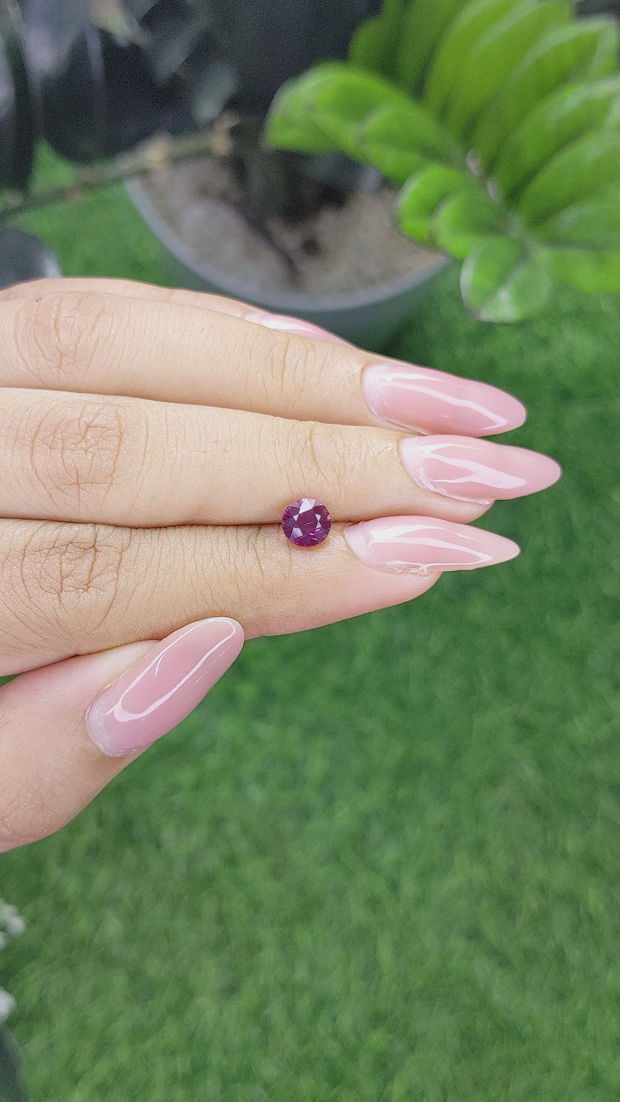 1.10 Ct. Ruby from Mozambique Size Video