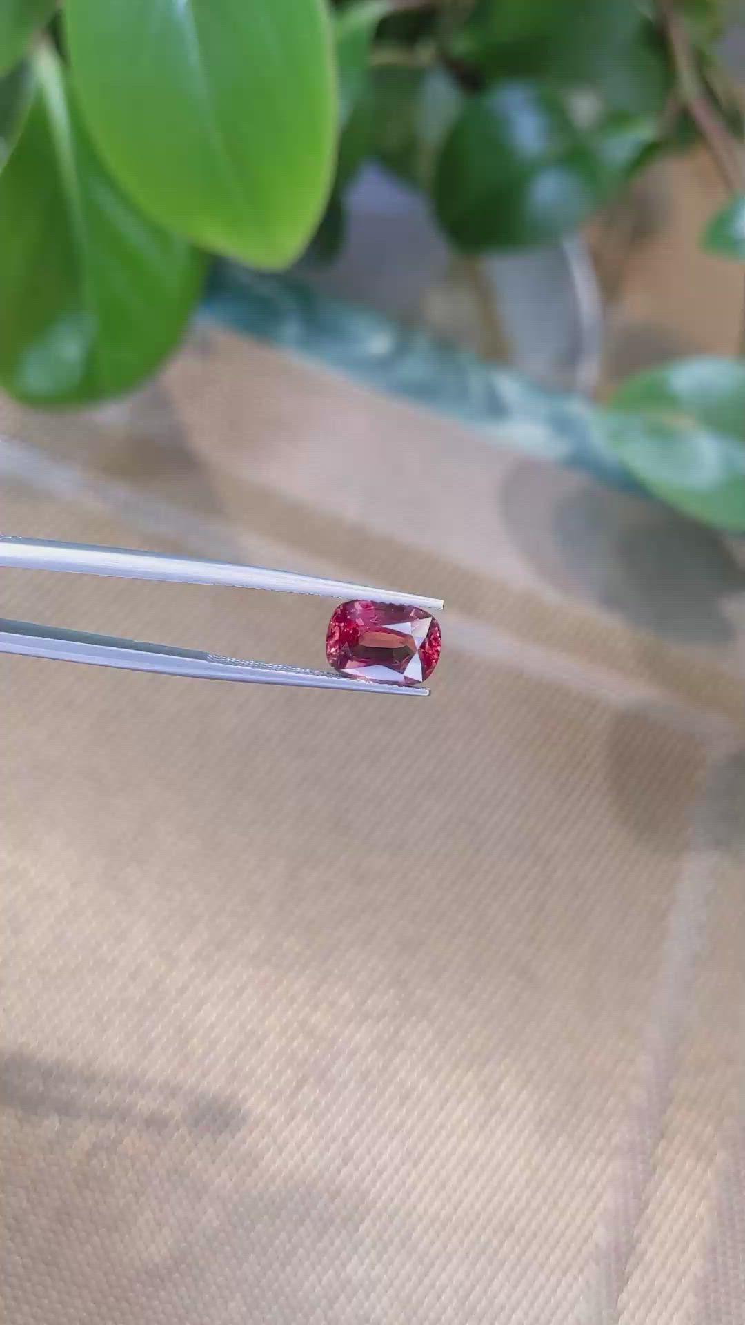 3.80 Ct. Ruby from Mozambique Size Video