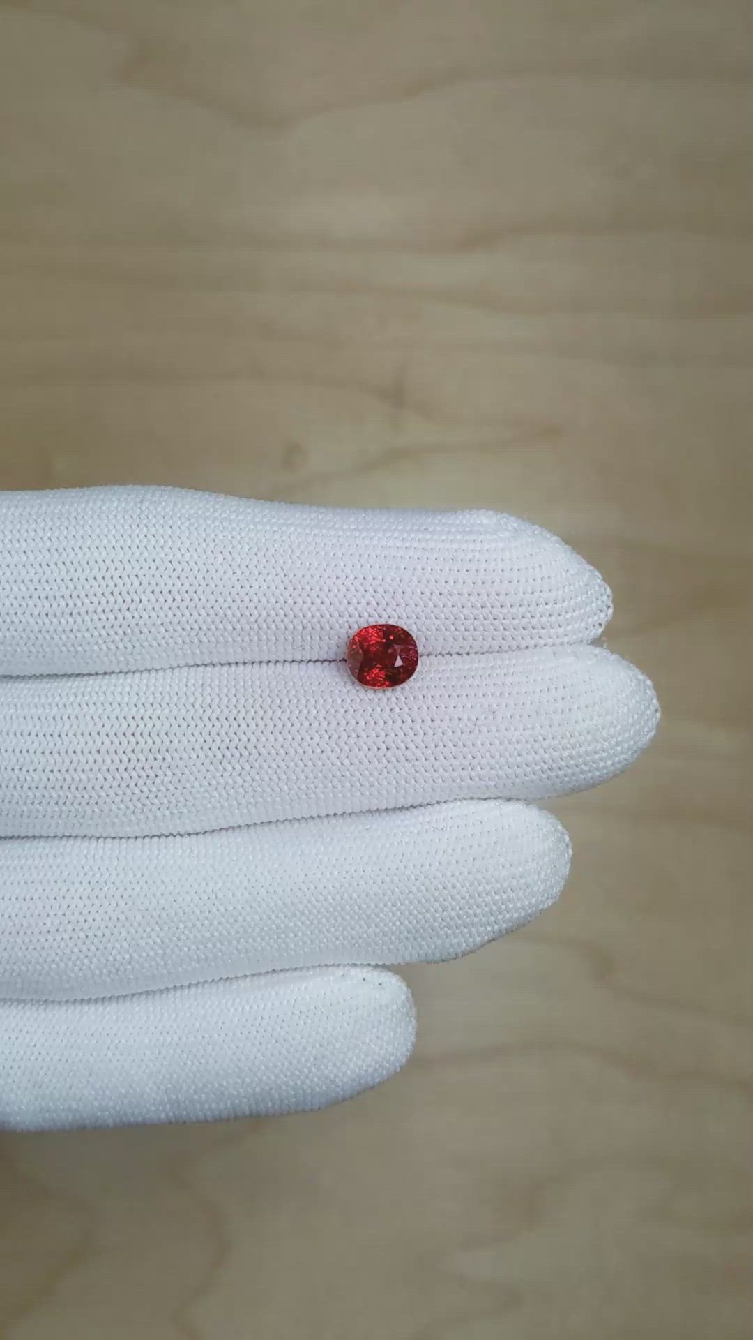 2.01 Ct. Ruby from Mozambique Size Video