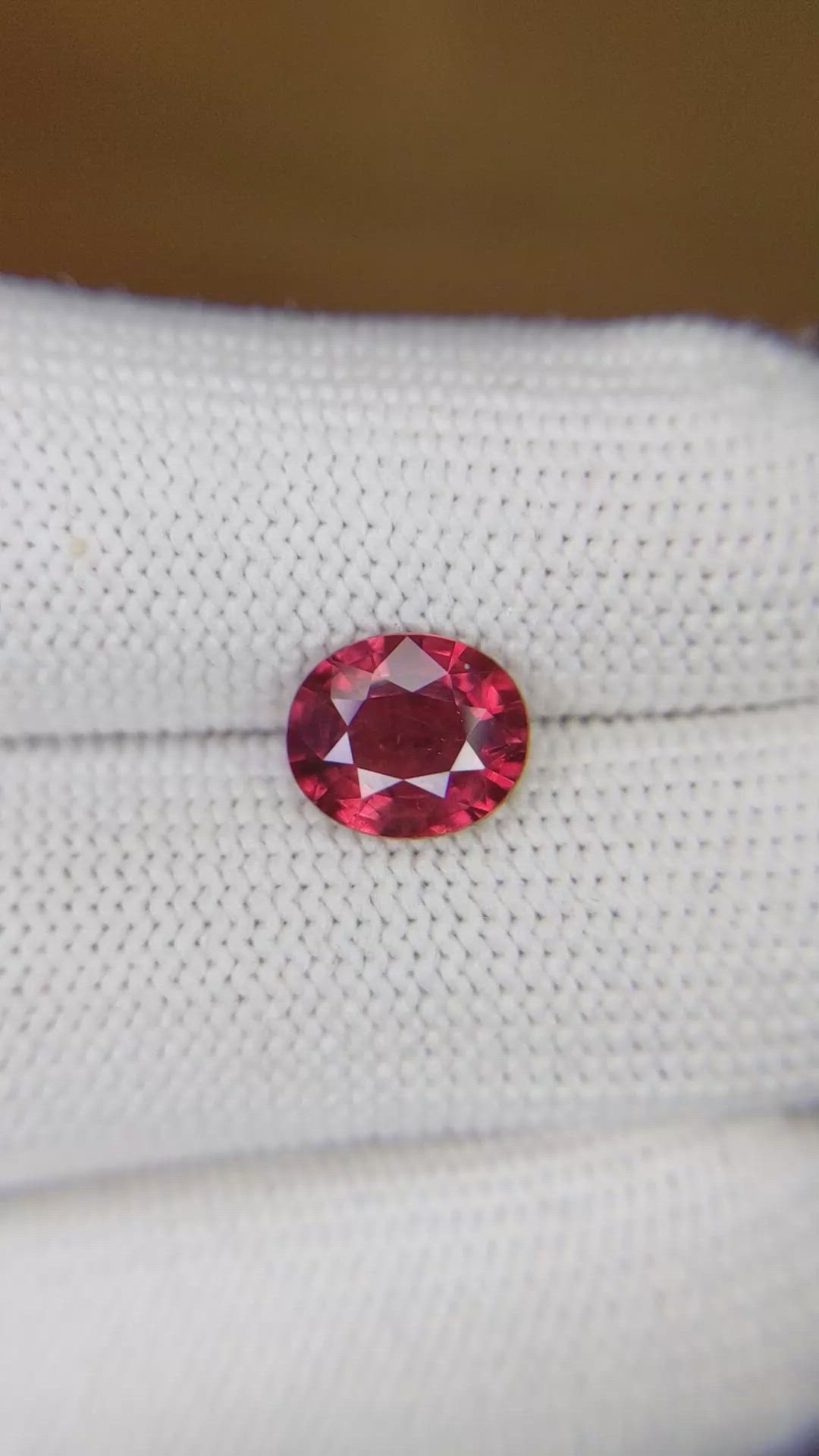 2.40 Ct. Ruby from Mozambique Size Video