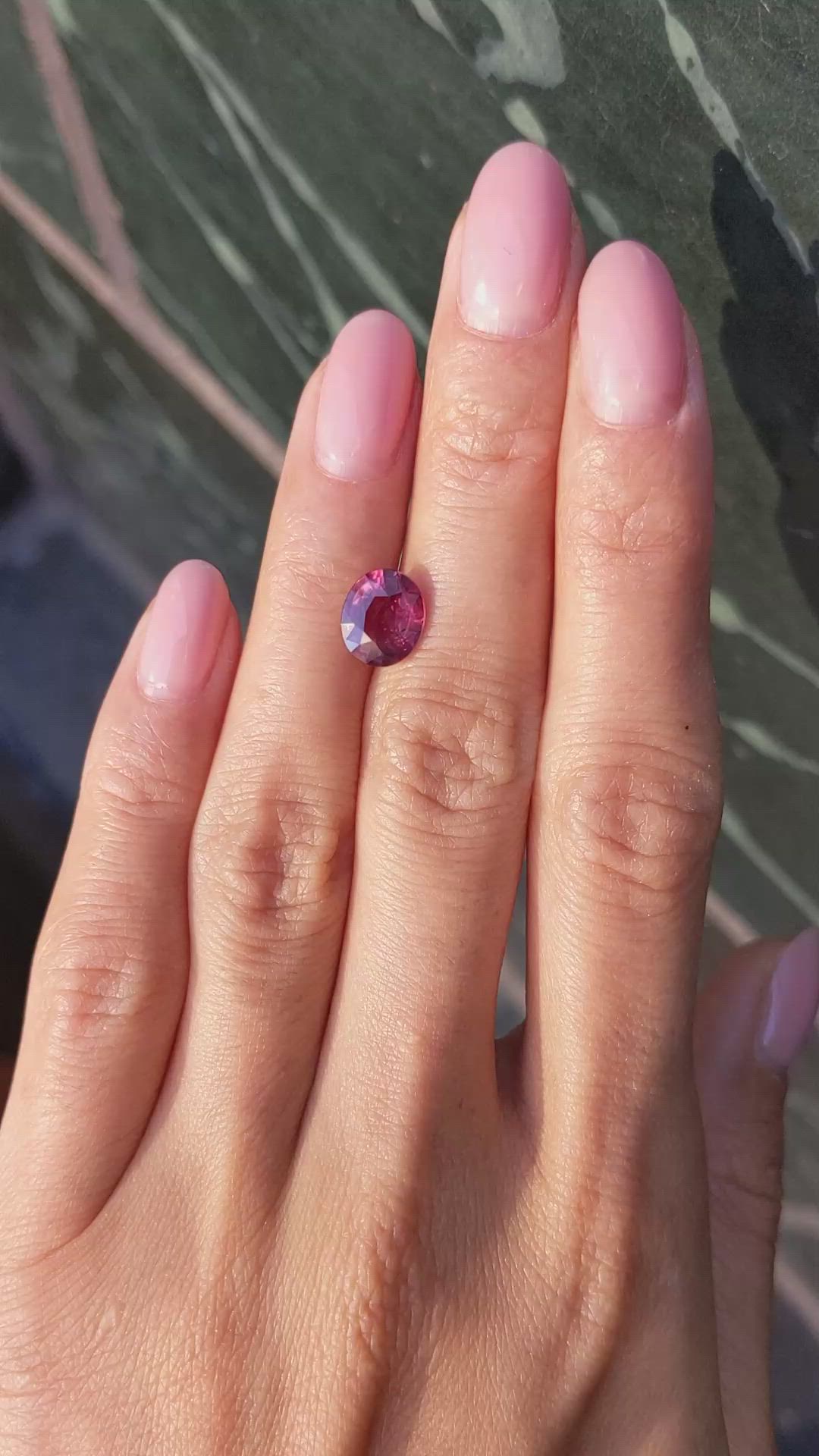 2.40 Ct. Ruby from Mozambique Size Video