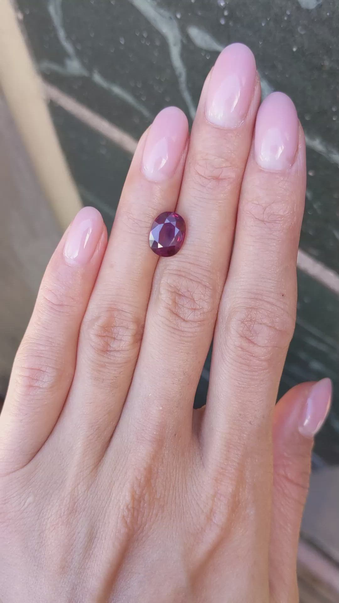 3.22 Ct. Ruby from Mozambique Size Video