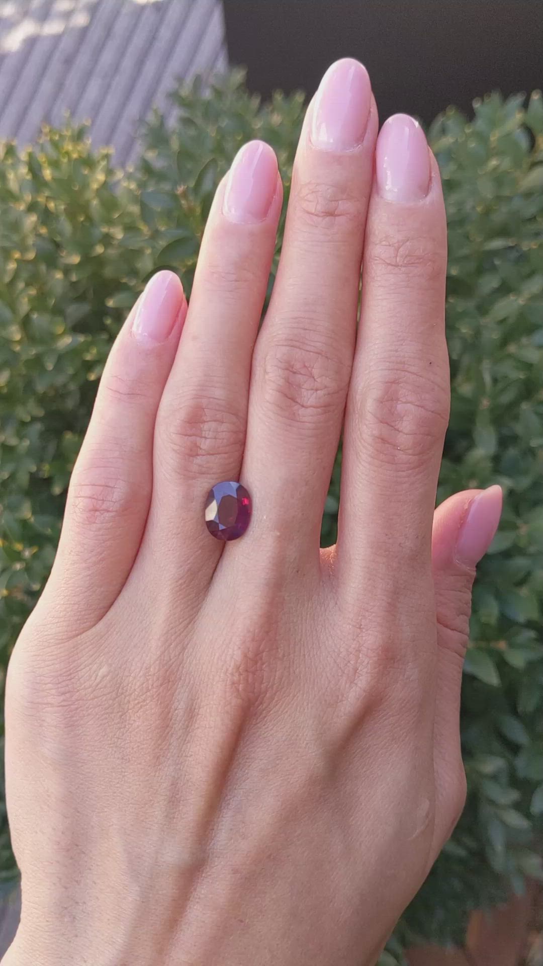 3.22 Ct. Ruby from Mozambique Size Video