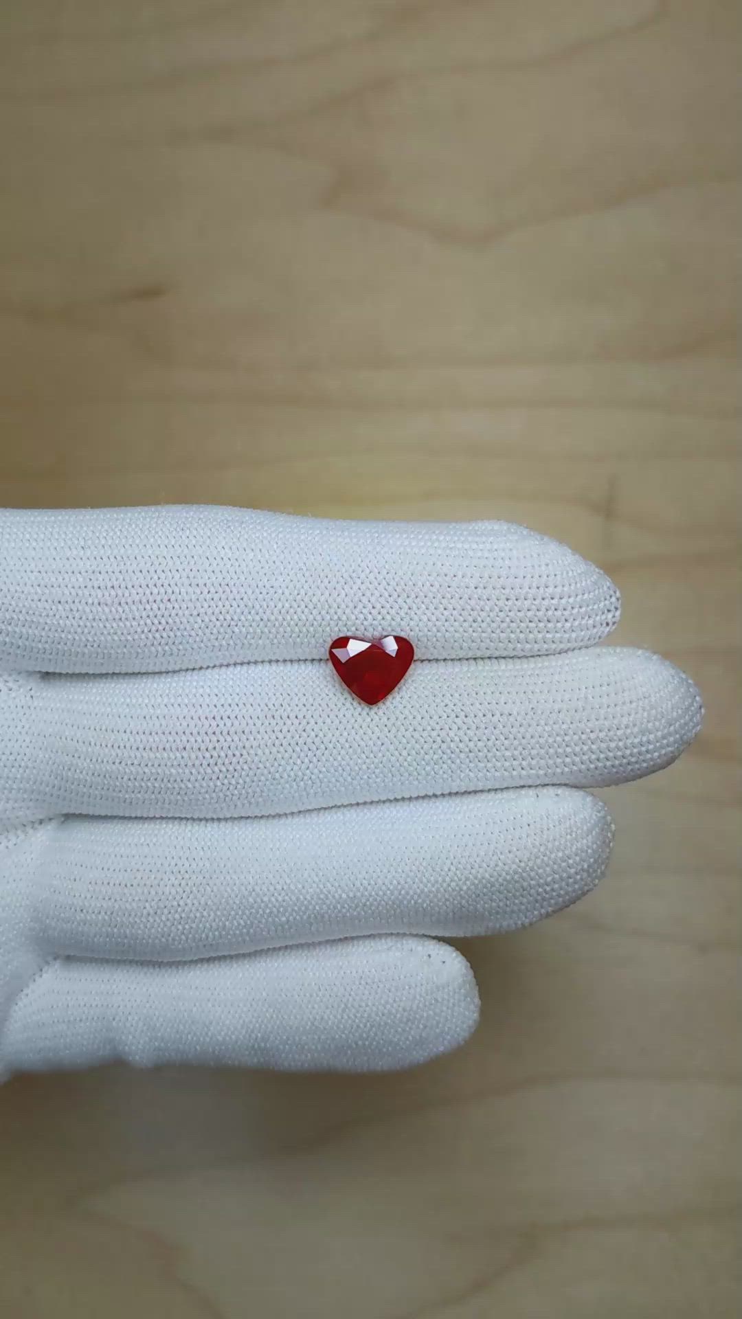 3.02 Ct. Ruby from Mozambique Size Video