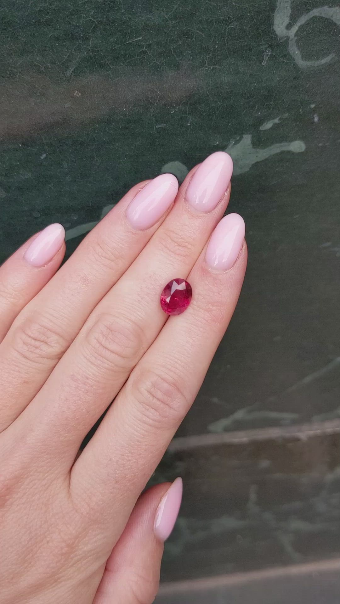 3.17 Ct. Ruby from Mozambique Size Video