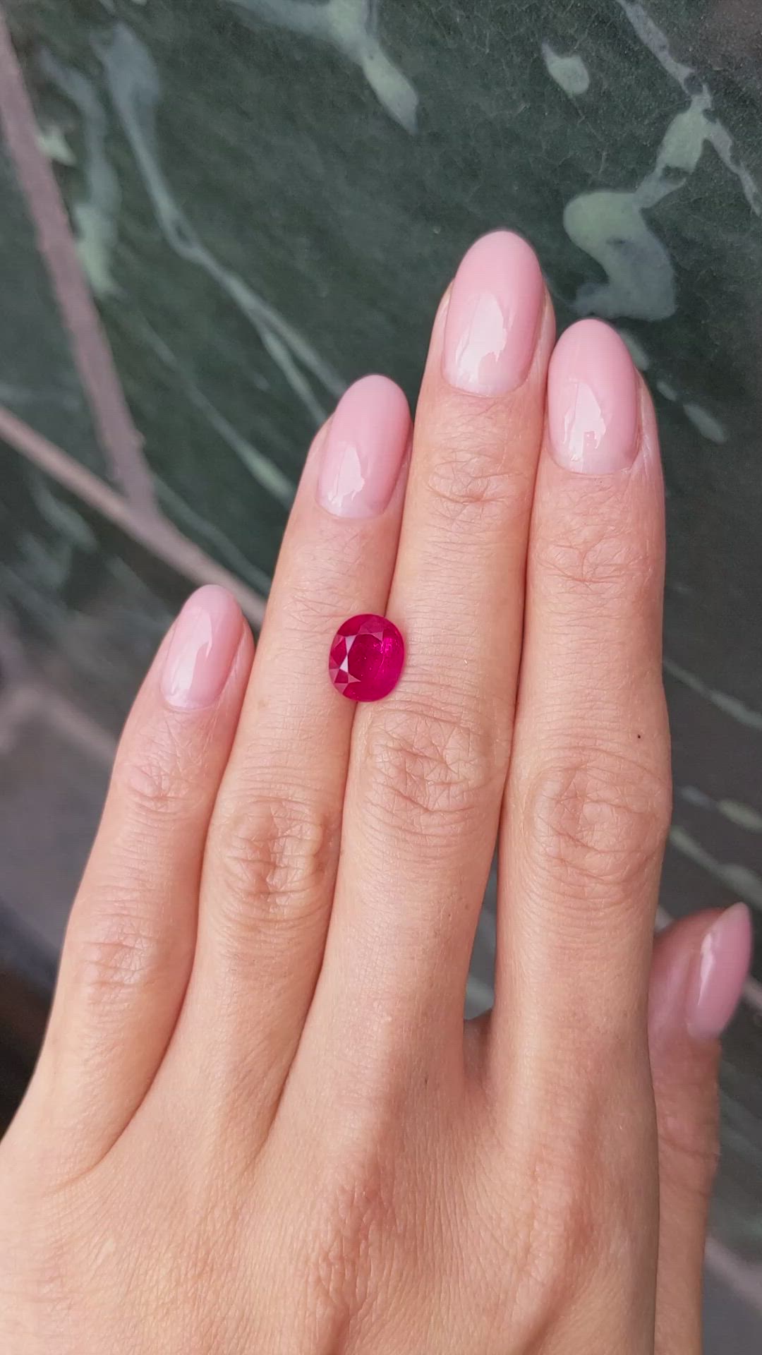 3.05 Ct. Ruby from Mozambique Size Video