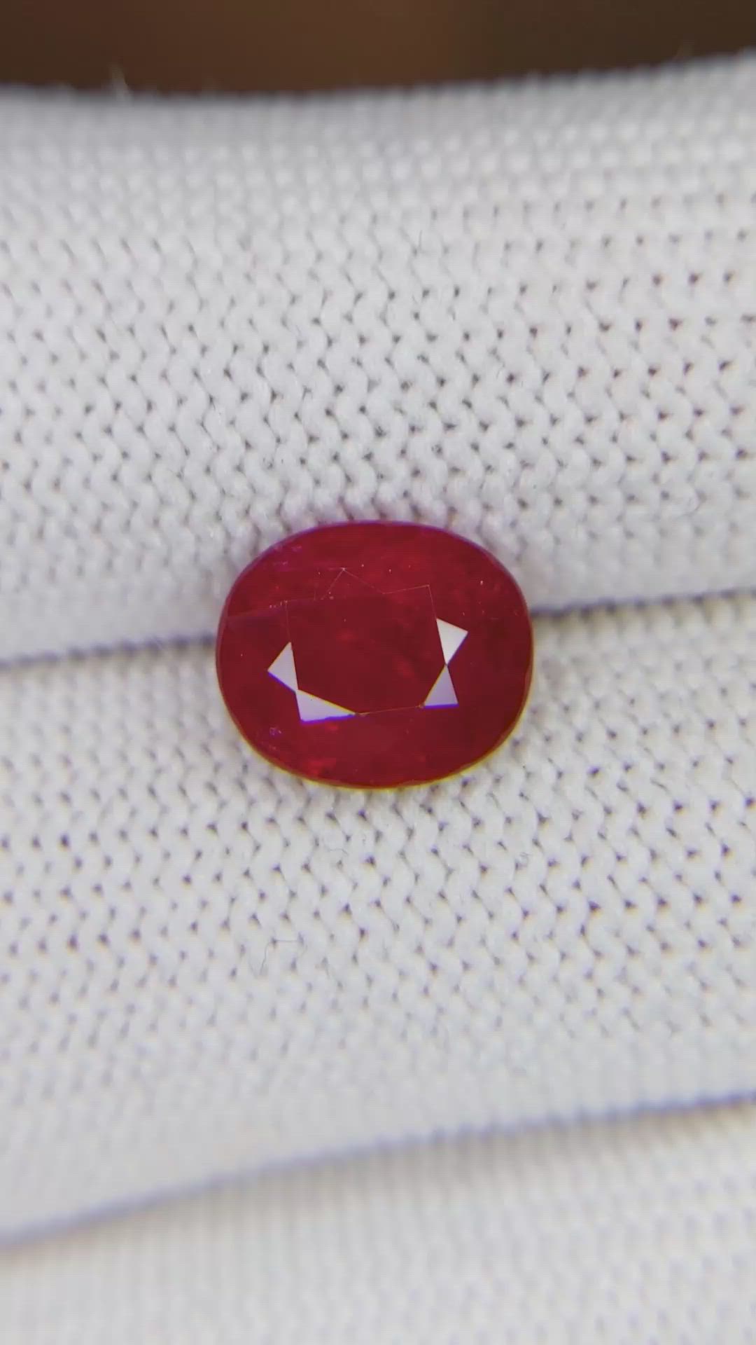 3.11 Ct. Ruby from Mozambique Size Video