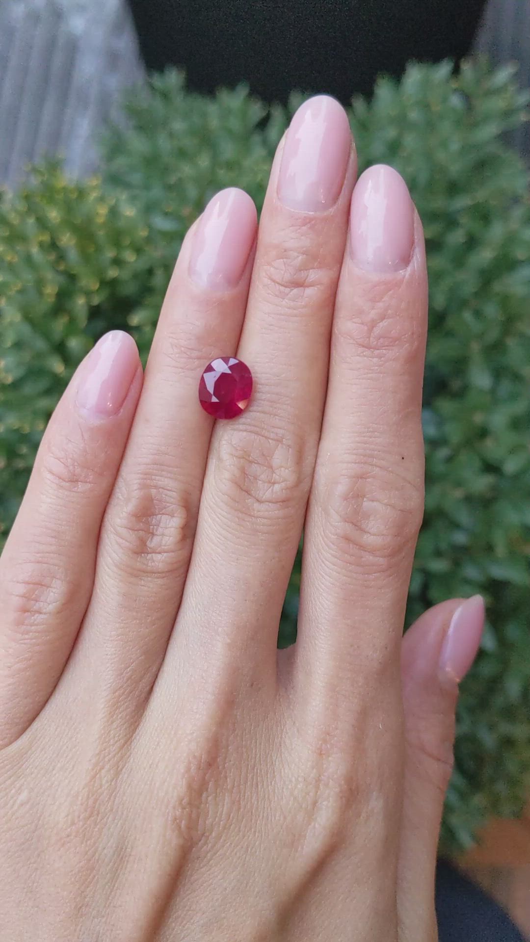 3.11 Ct. Ruby from Mozambique Size Video