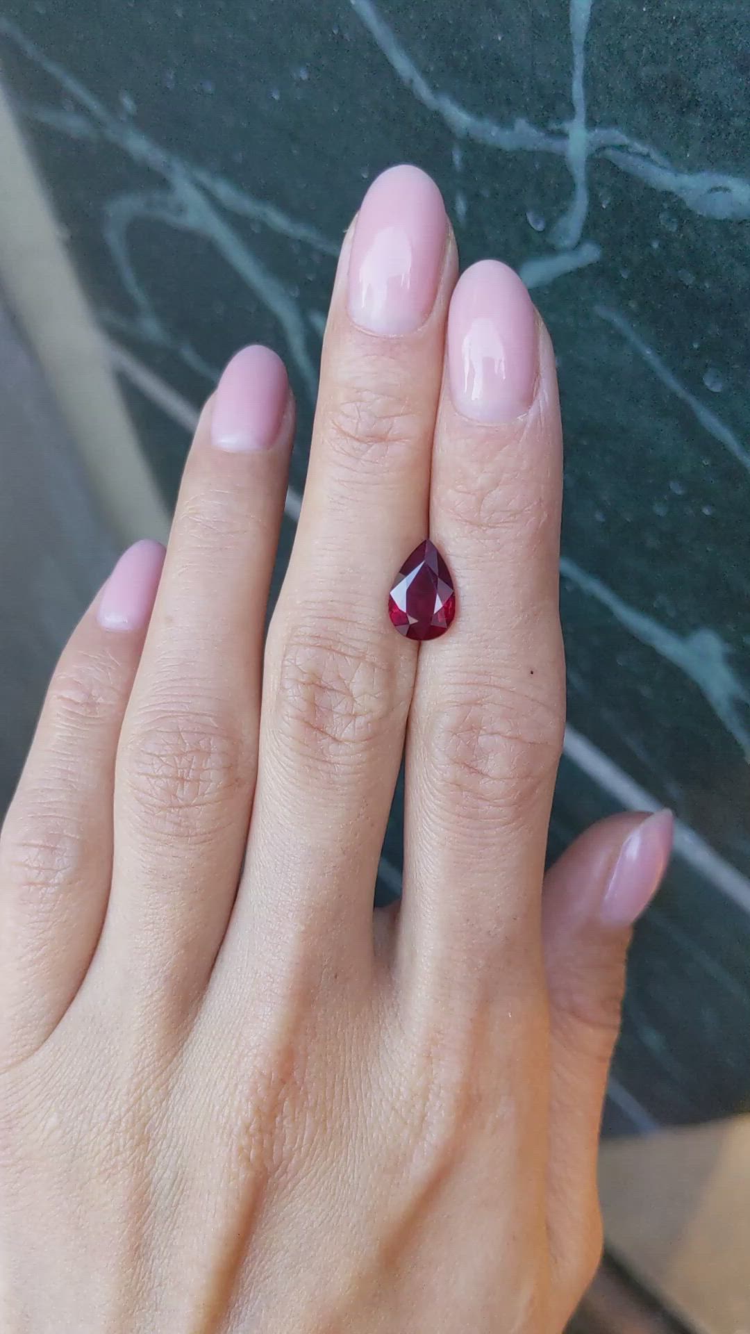3.09 Ct. Ruby from Mozambique Size Video
