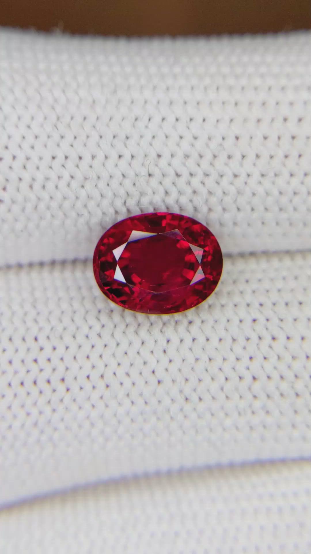 3.06 Ct. Ruby from Mozambique Size Video