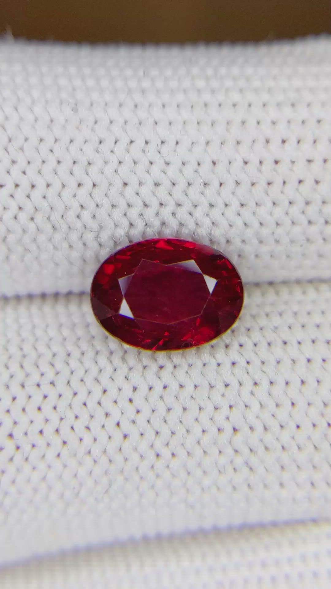 3.01 Ct. Ruby from Mozambique Size Video