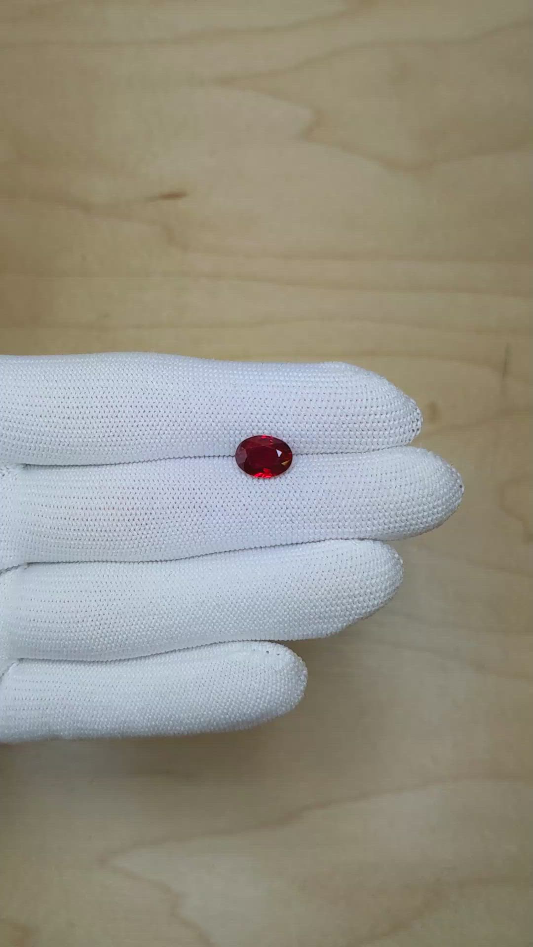 3.01 Ct. Ruby from Mozambique Size Video