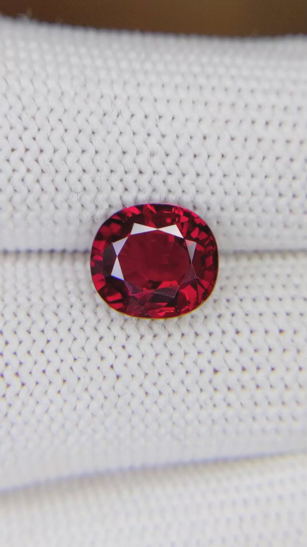 3.13 Ct. Ruby from Mozambique Size Video