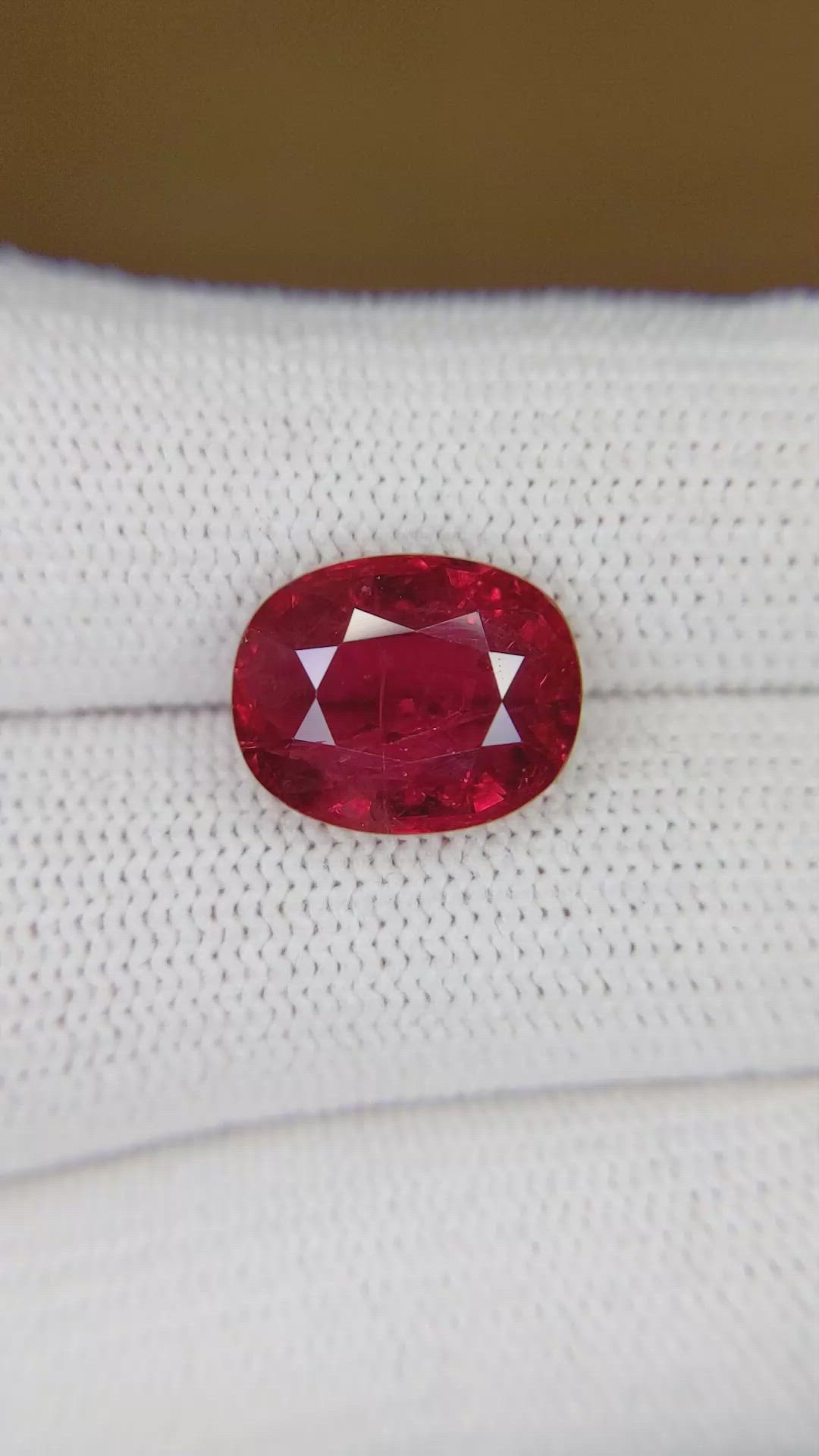 7.09 Ct. Ruby from Mozambique Size Video